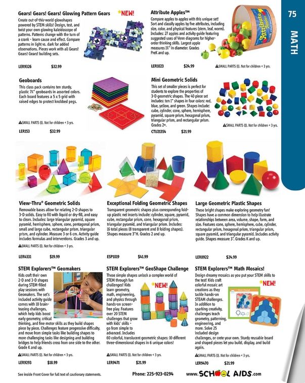 School Aids Catalog Weekly Ad January 1 - December 31, 2026