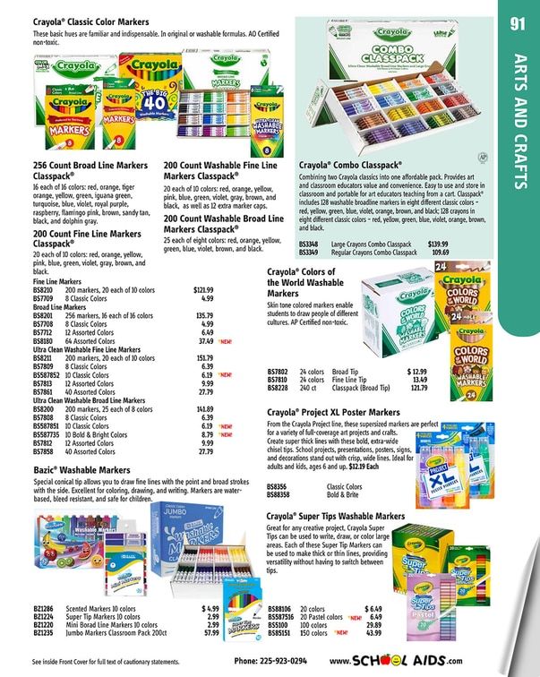 School Aids Catalog Weekly Ad January 1 - December 31, 2026