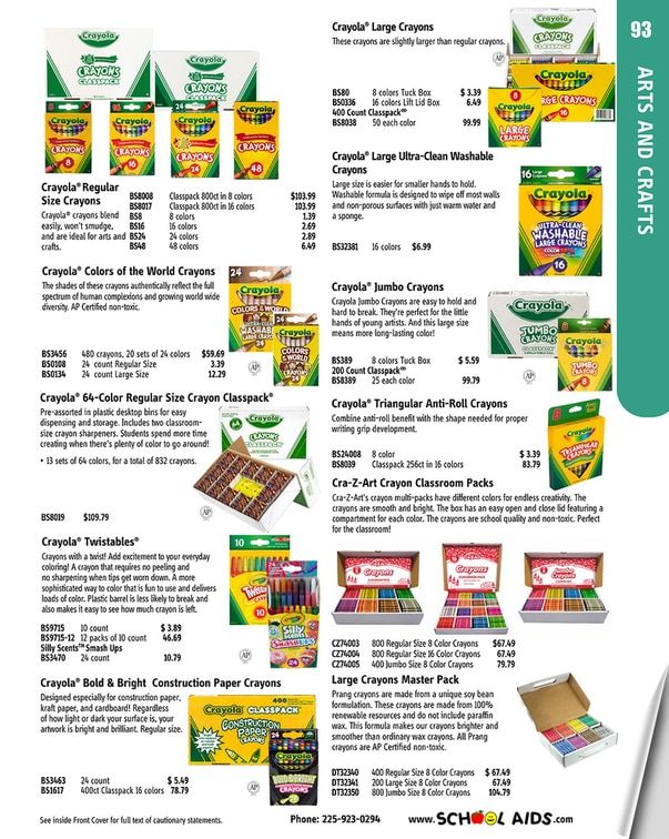 School Aids Catalog Weekly Ad January 1 - December 31, 2026