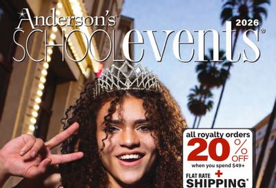 Anderson's School Events School Events 2026 Catalog Weekly Ad January 1 - December 31, 2026