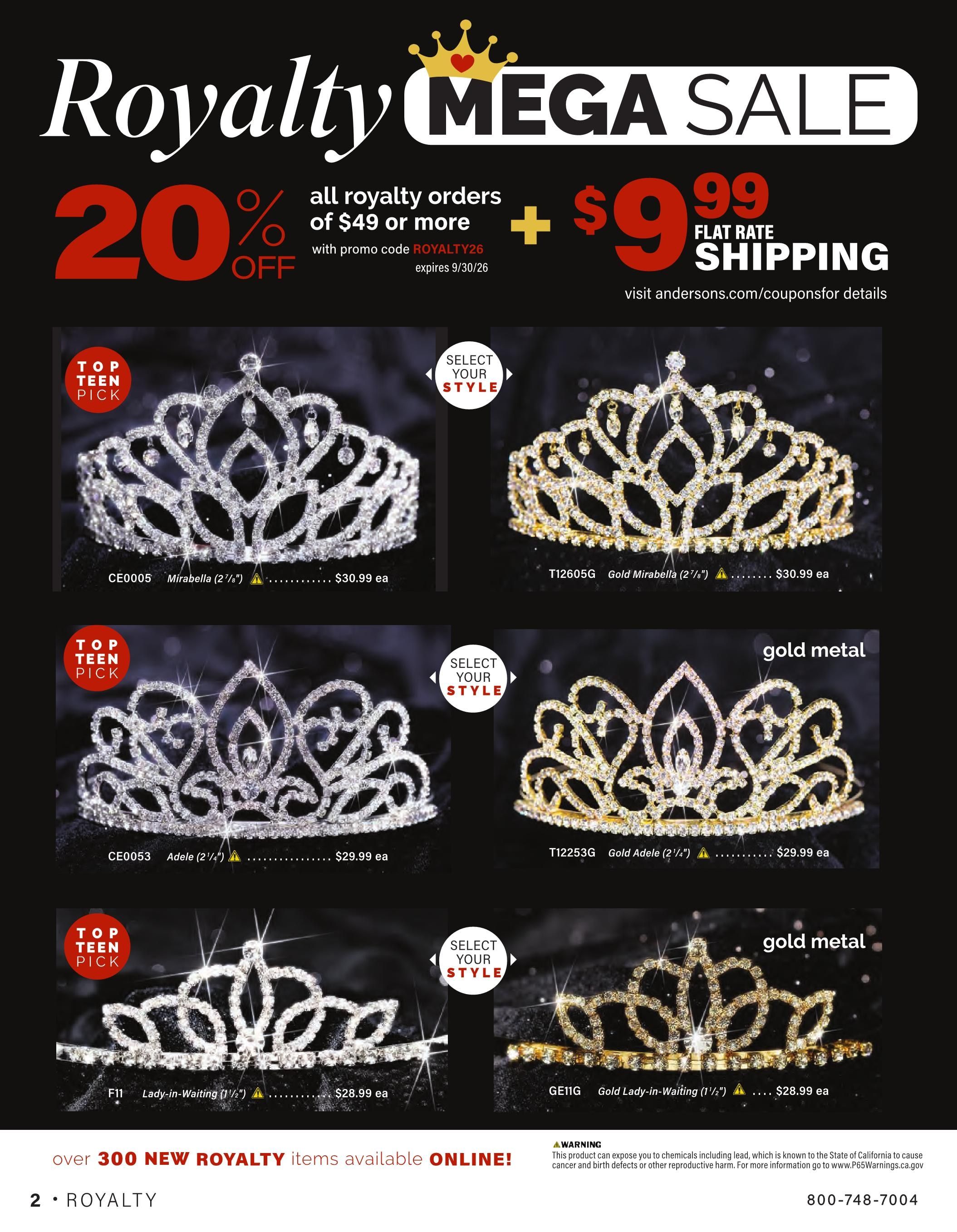 Anderson's School Events School Events 2026 Catalog Weekly Ad January 1 - December 31, 2026
