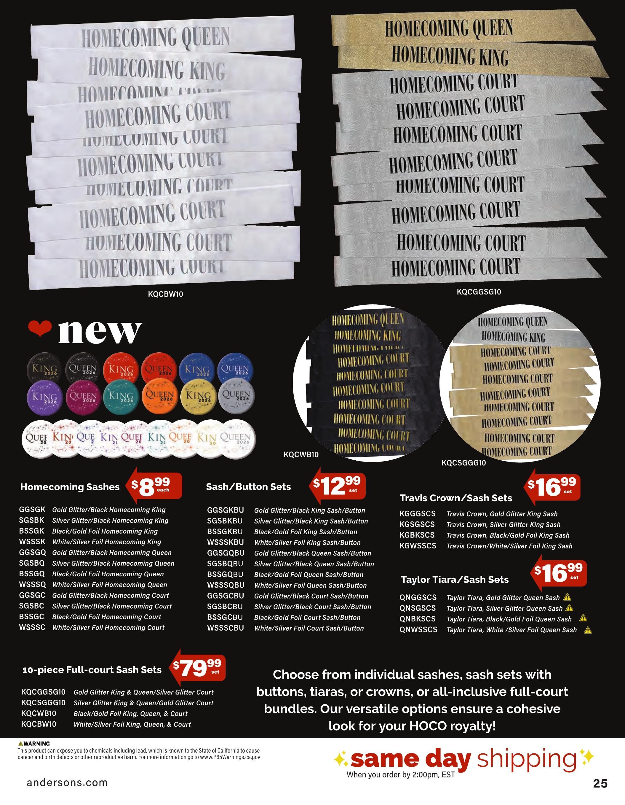 Anderson's School Events School Events 2026 Catalog Weekly Ad January 1 - December 31, 2026