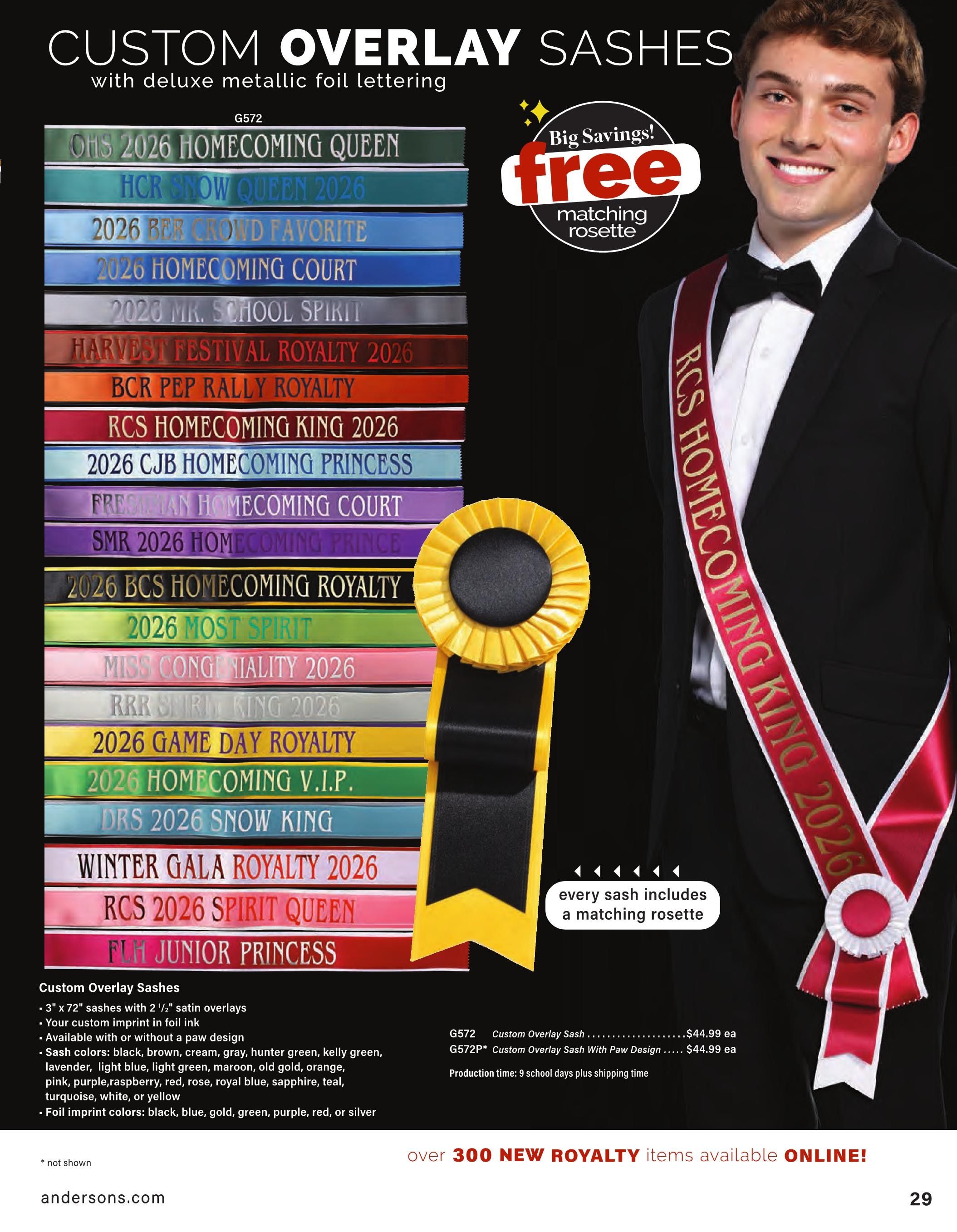 Anderson's School Events School Events 2026 Catalog Weekly Ad January 1 - December 31, 2026
