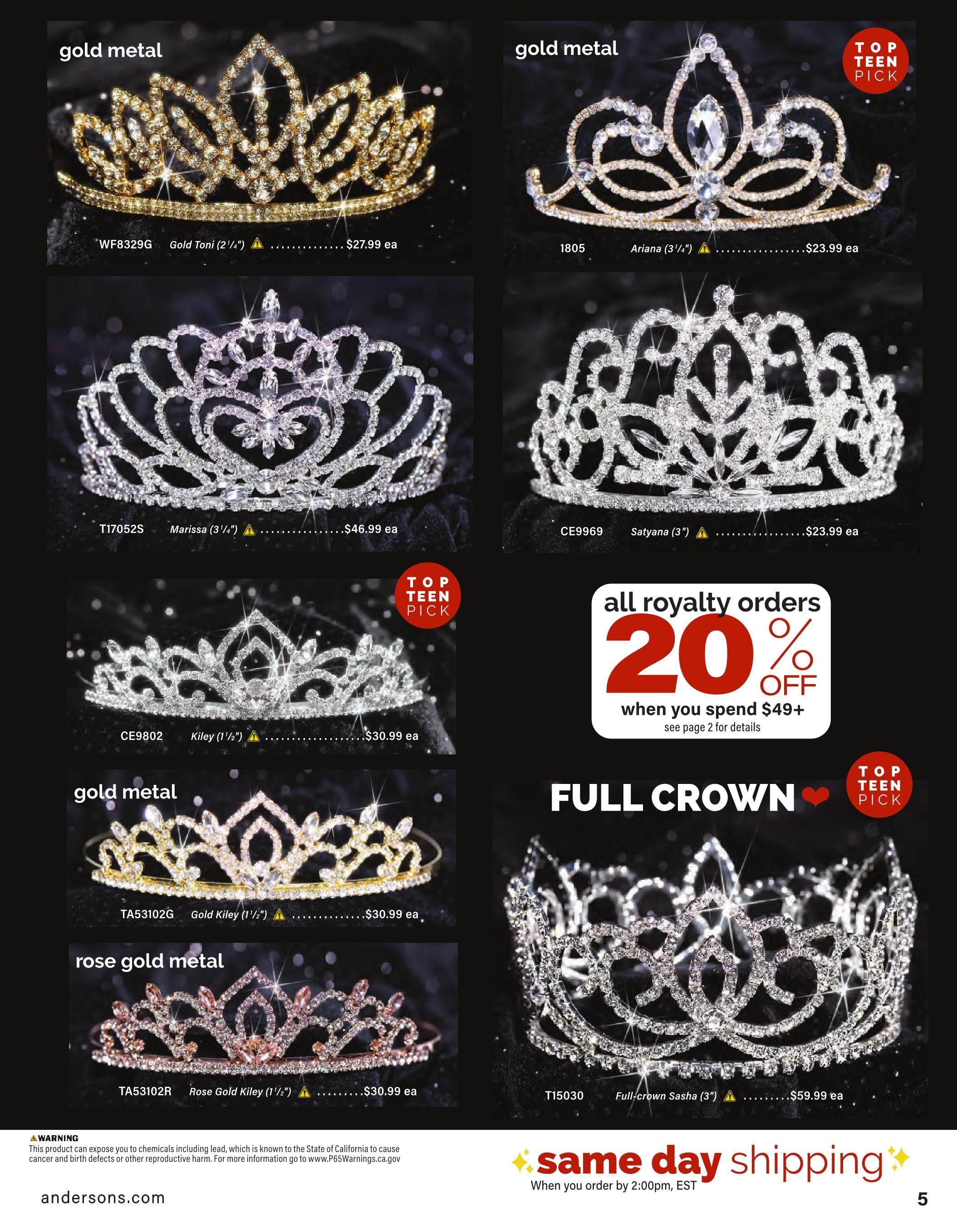 Anderson's School Events School Events 2026 Catalog Weekly Ad January 1 - December 31, 2026