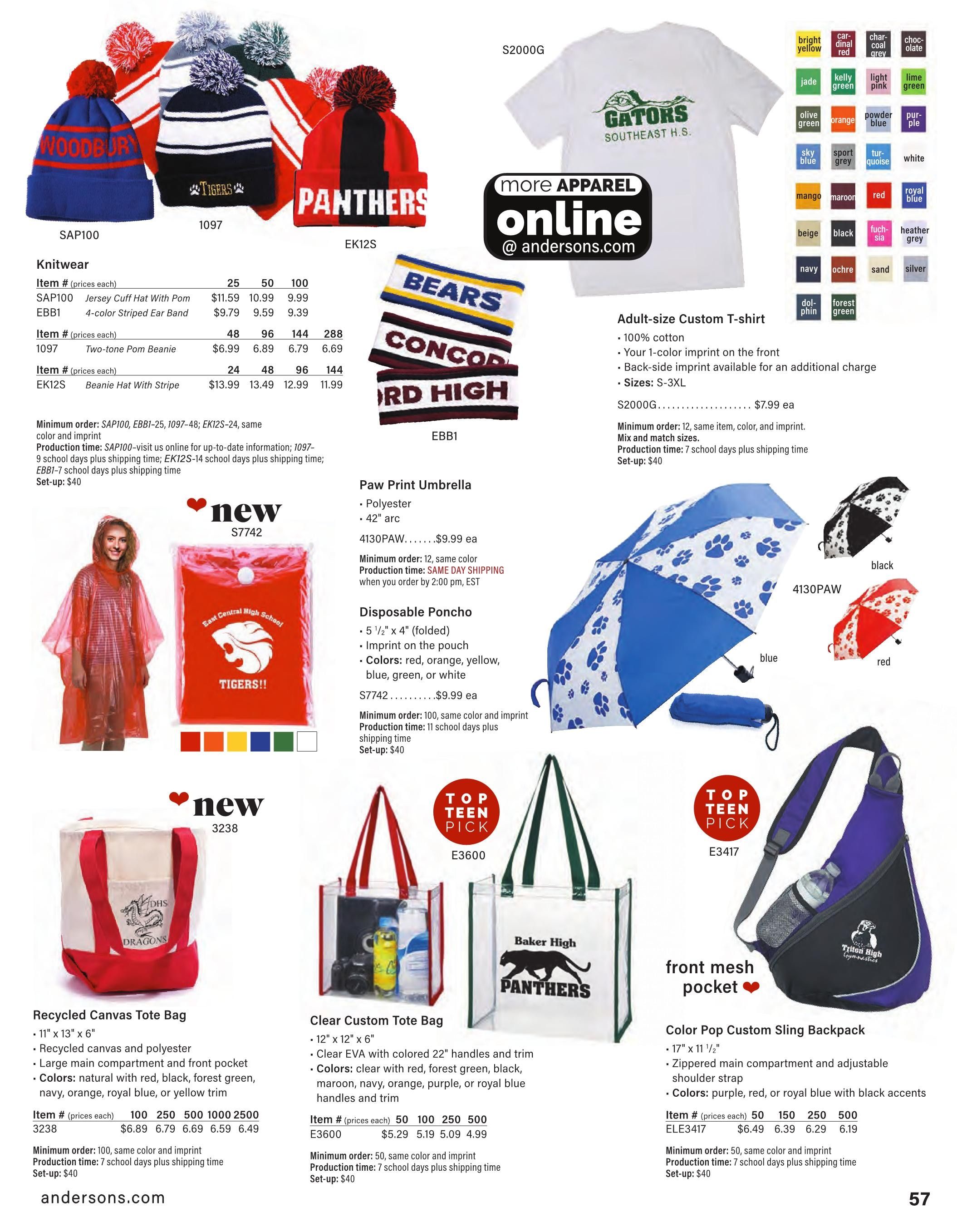 Anderson's School Events School Events 2026 Catalog Weekly Ad January 1 - December 31, 2026