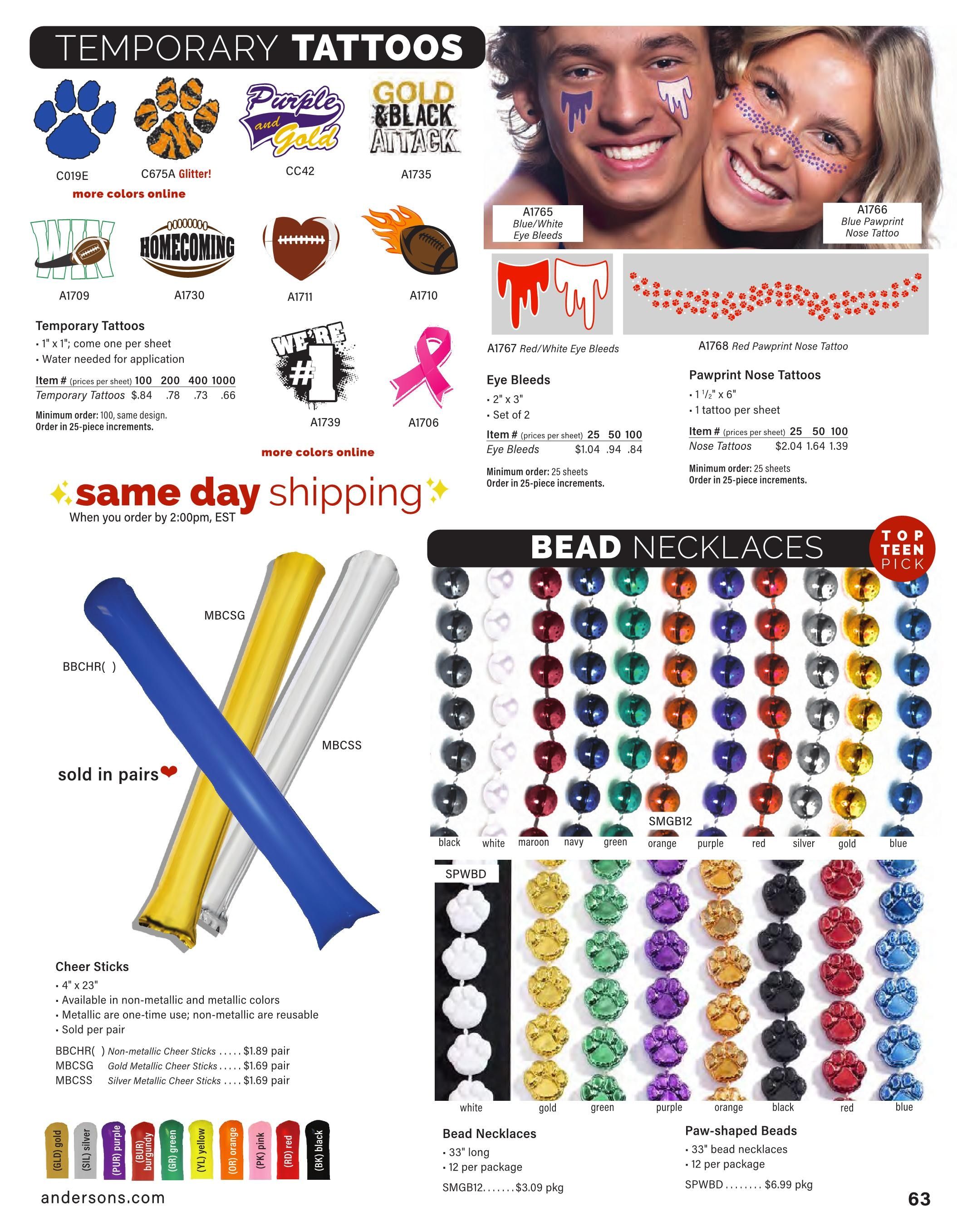 Anderson's School Events School Events 2026 Catalog Weekly Ad January 1 - December 31, 2026