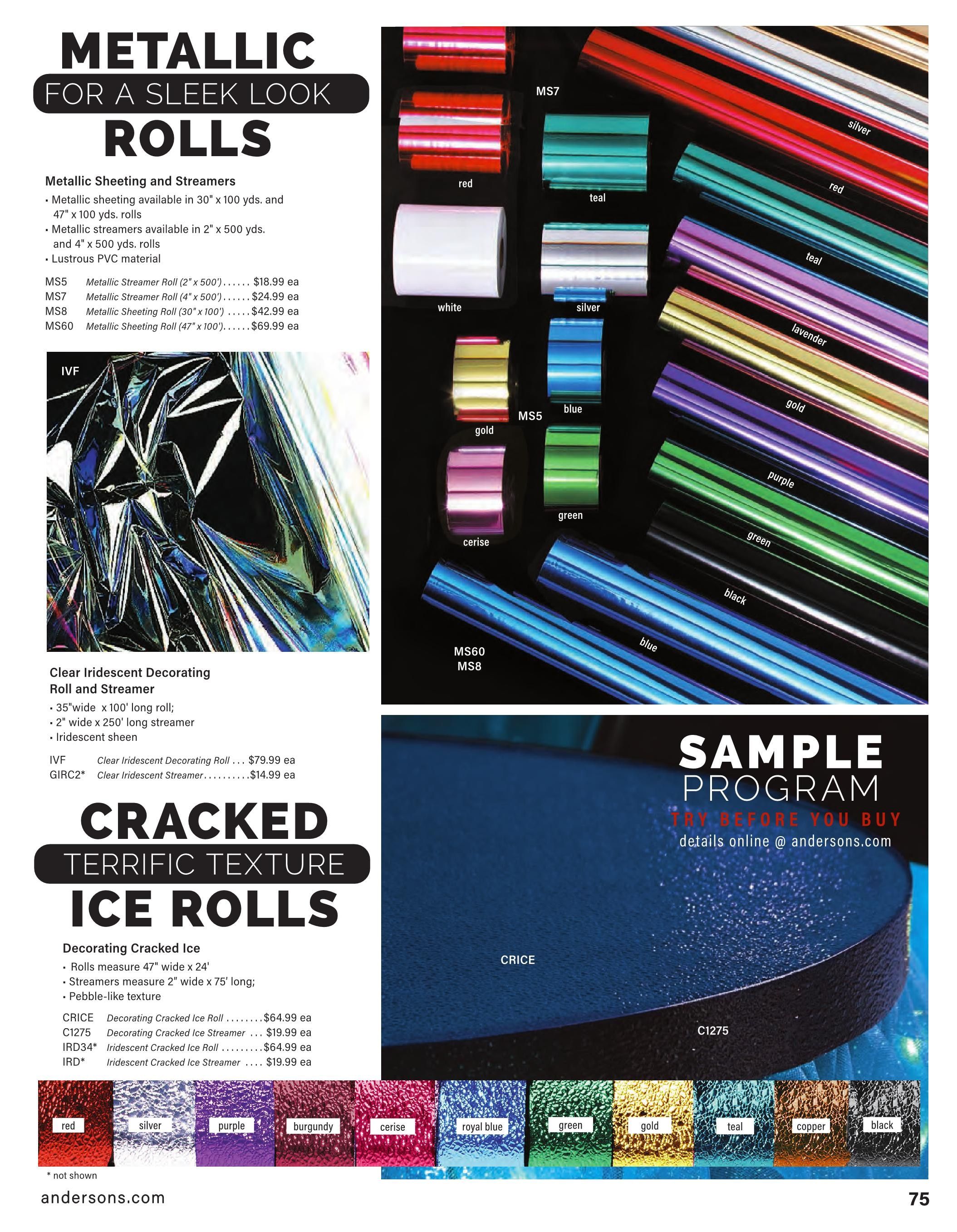 Anderson's School Events School Events 2026 Catalog Weekly Ad January 1 - December 31, 2026