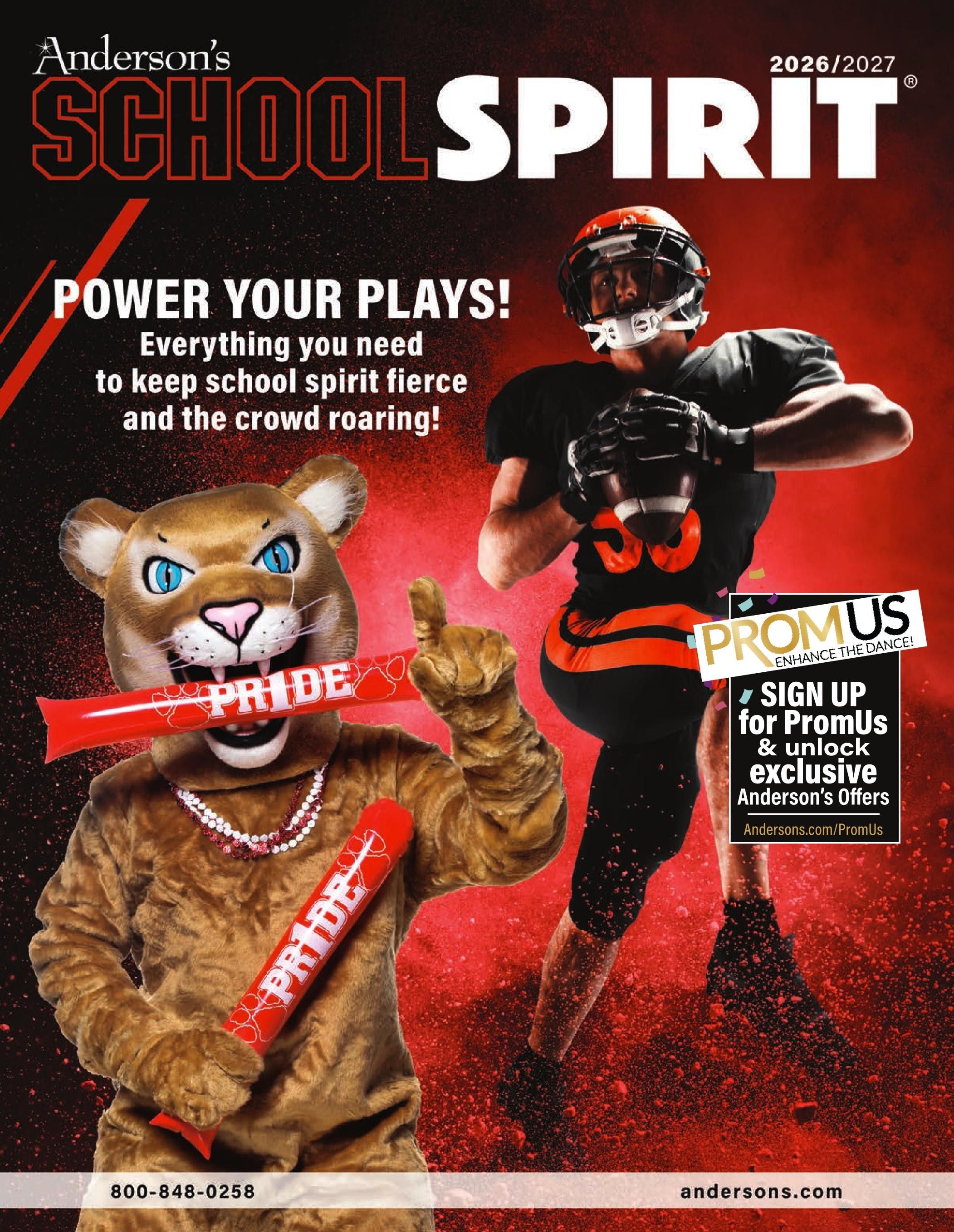 Anderson's School Events School Spirit 2026 Catalog Weekly Ad January 1 - December 31, 2026