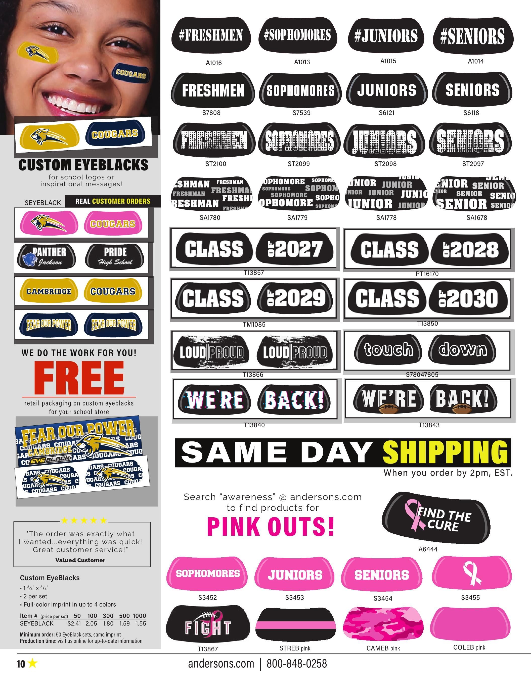 Anderson's School Events School Spirit 2026 Catalog Weekly Ad January 1 - December 31, 2026