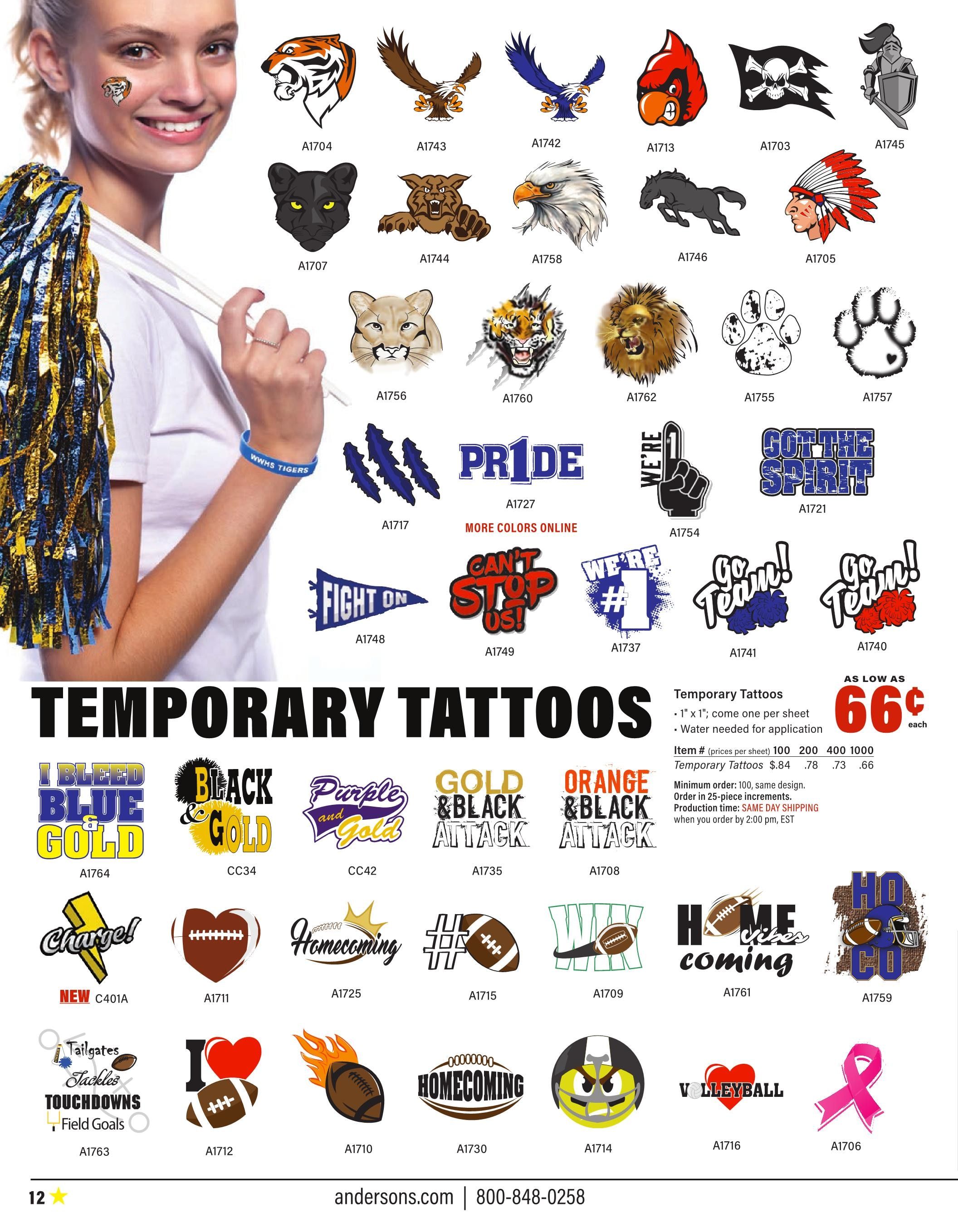 Anderson's School Events School Spirit 2026 Catalog Weekly Ad January 1 - December 31, 2026