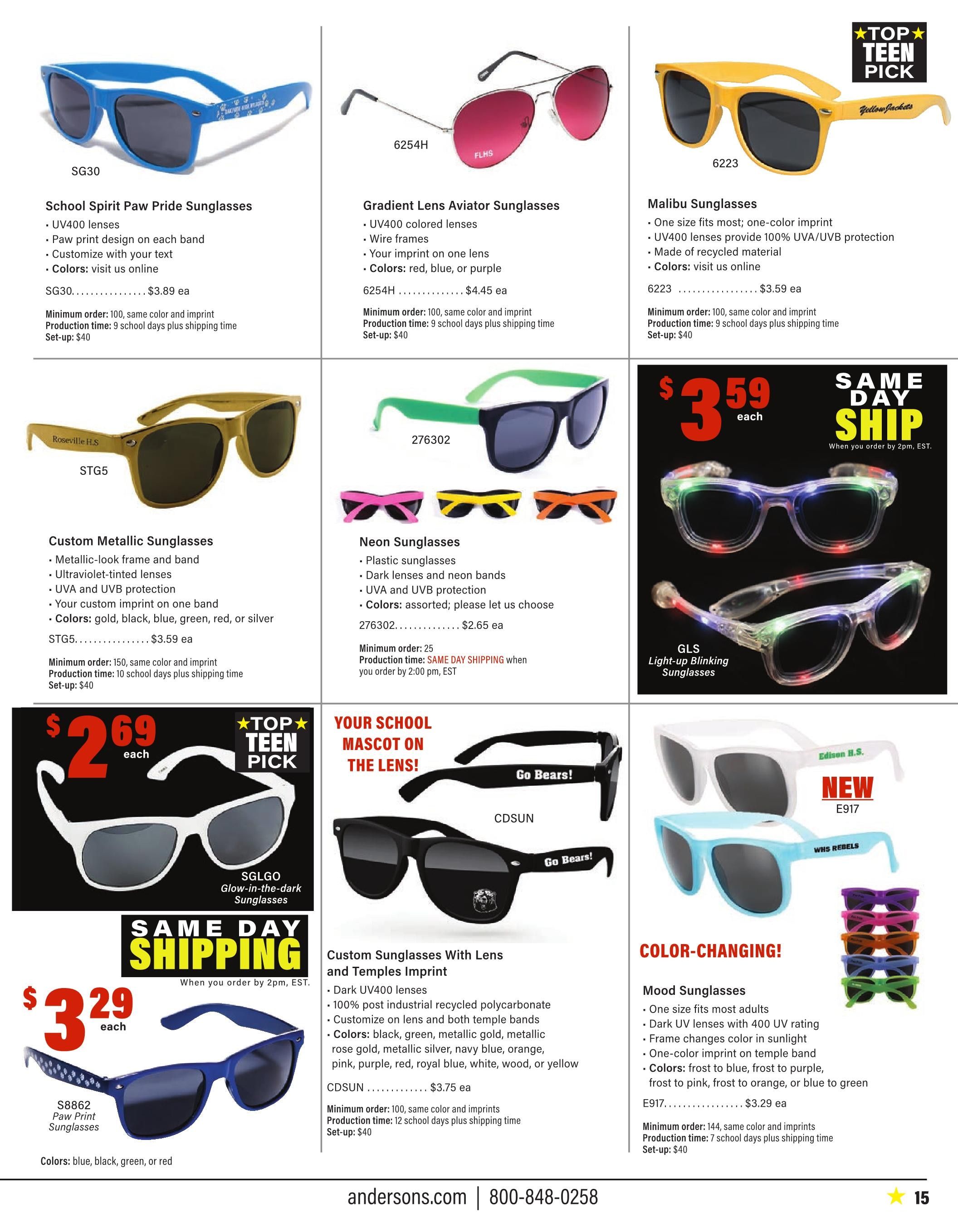 Anderson's School Events School Spirit 2026 Catalog Weekly Ad January 1 - December 31, 2026
