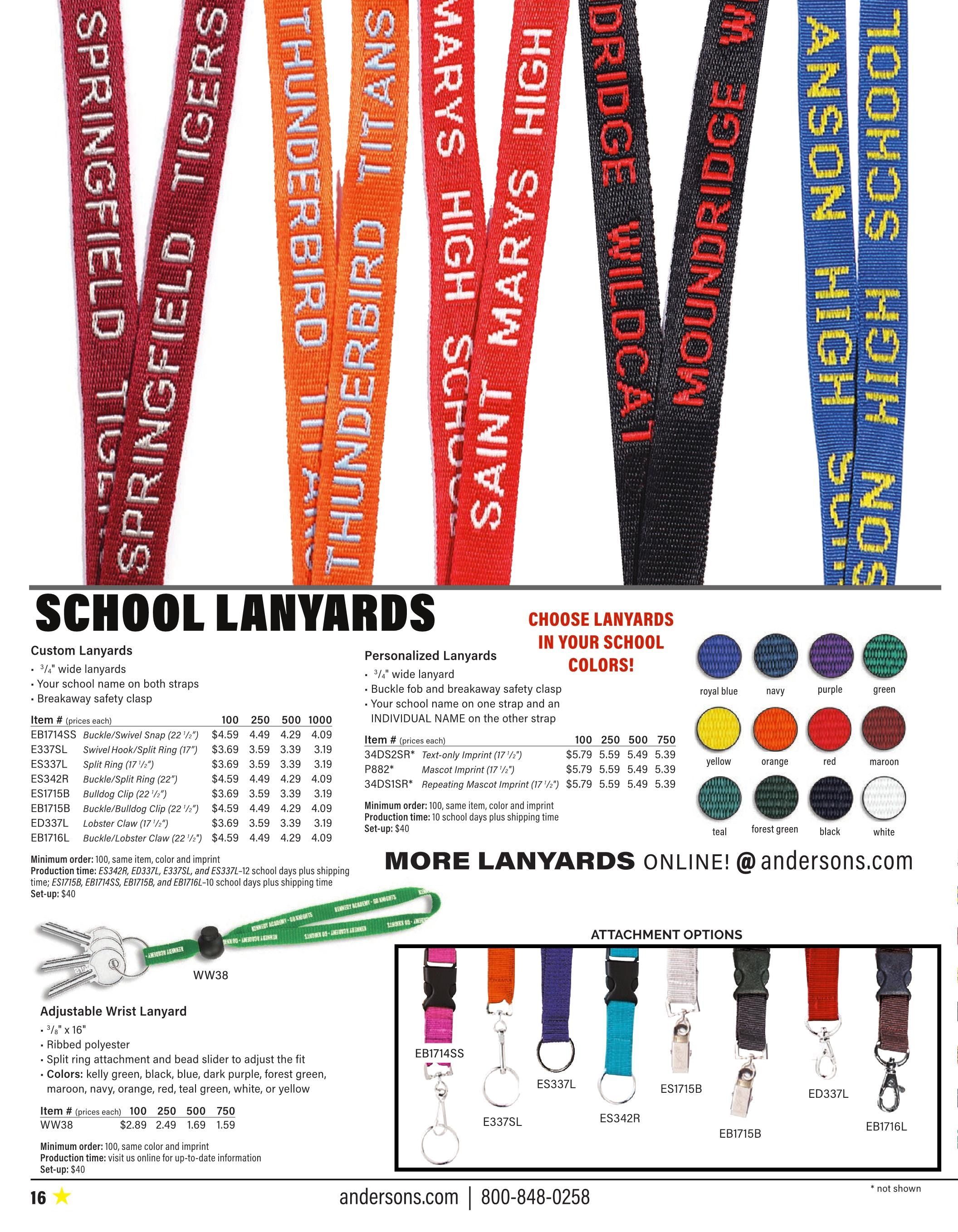 Anderson's School Events School Spirit 2026 Catalog Weekly Ad January 1 - December 31, 2026