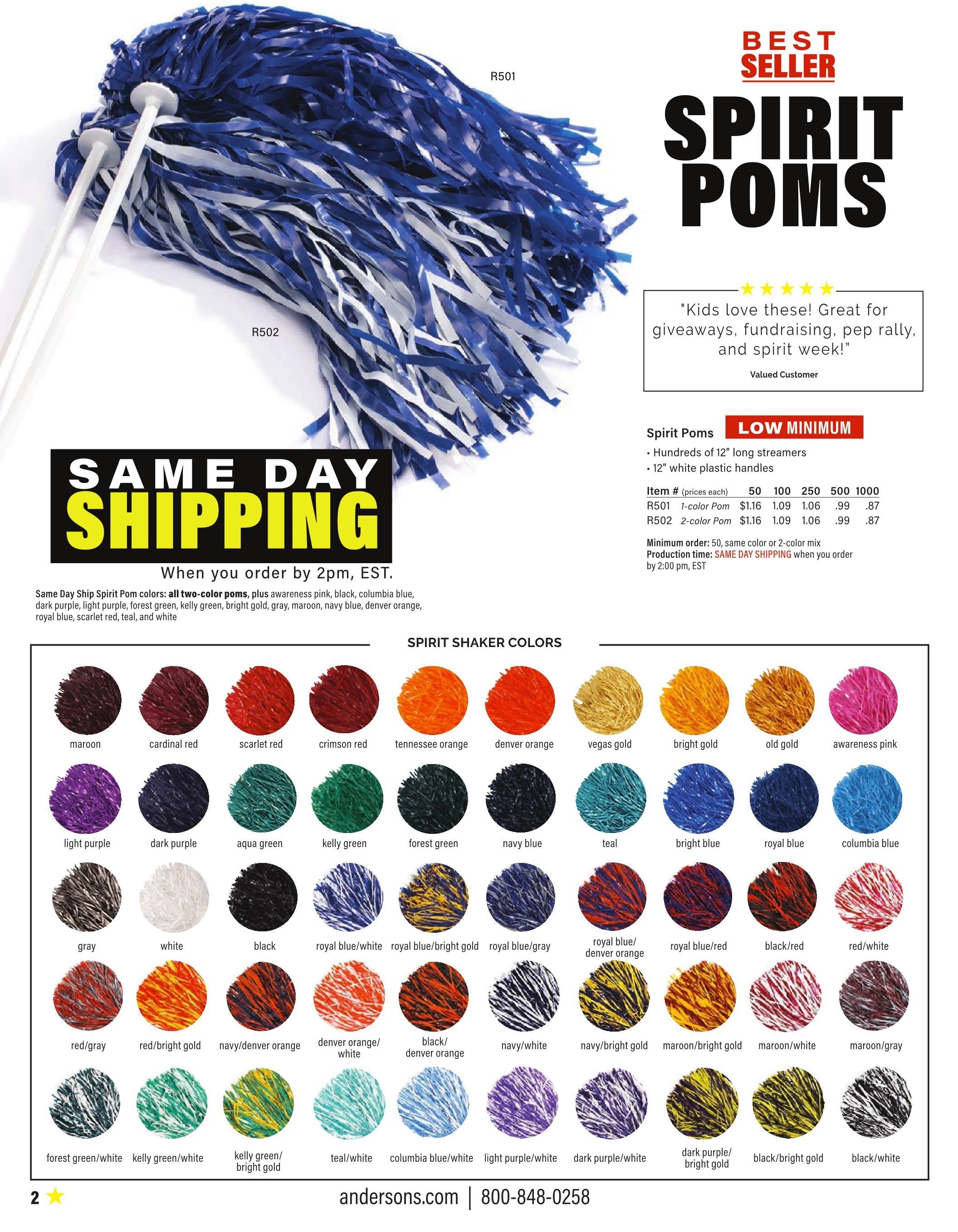 Anderson's School Events School Spirit 2026 Catalog Weekly Ad January 1 - December 31, 2026