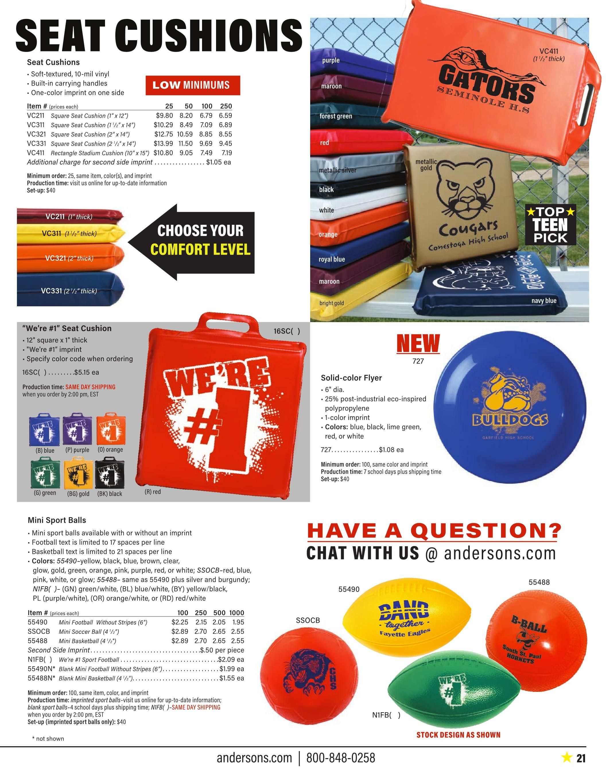 Anderson's School Events School Spirit 2026 Catalog Weekly Ad January 1 - December 31, 2026