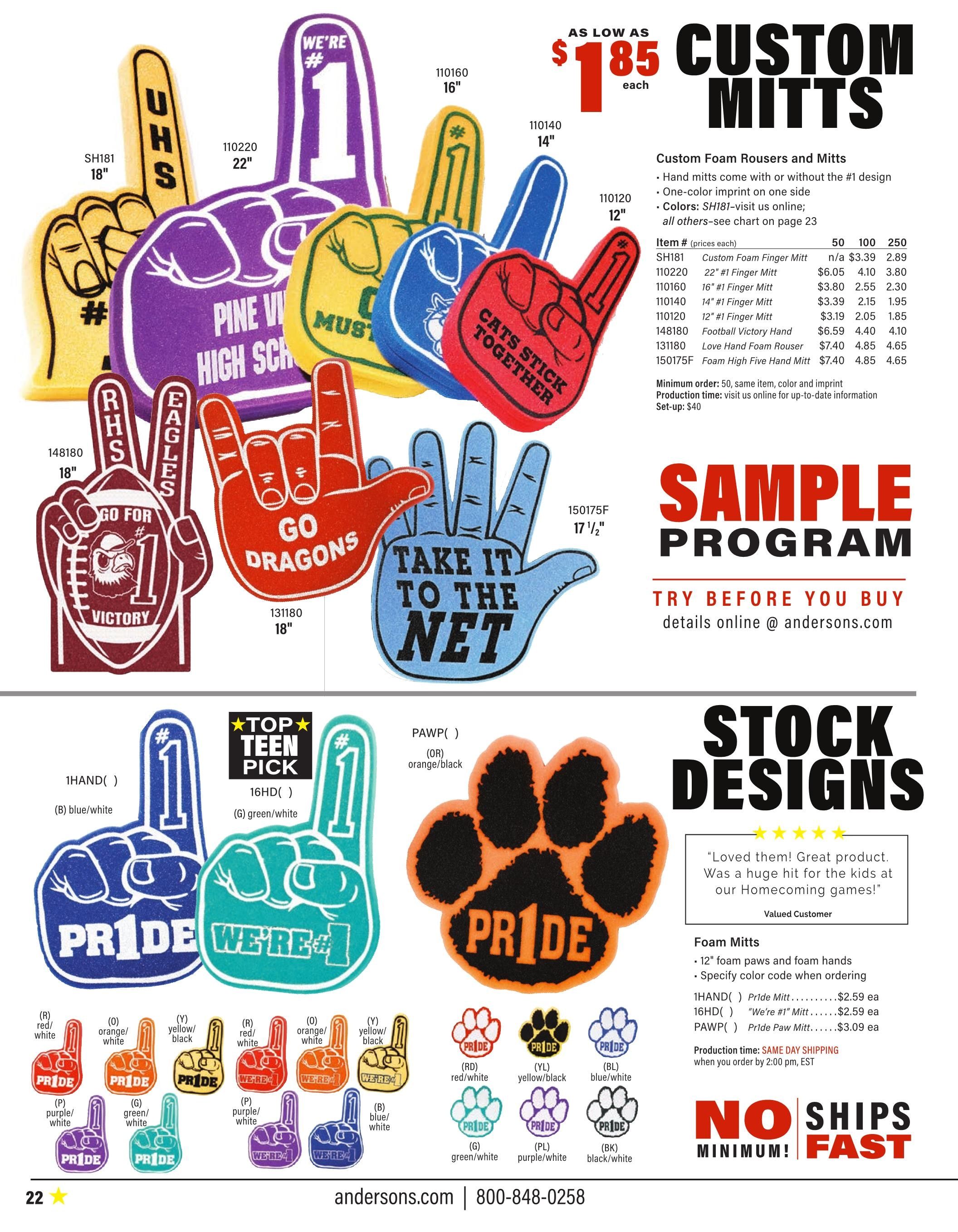 Anderson's School Events School Spirit 2026 Catalog Weekly Ad January 1 - December 31, 2026