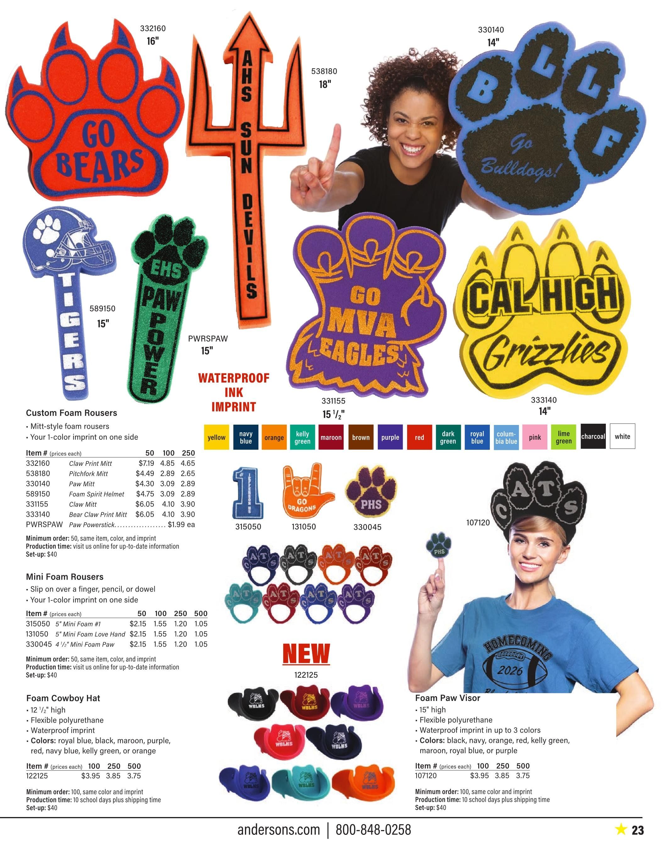 Anderson's School Events School Spirit 2026 Catalog Weekly Ad January 1 - December 31, 2026