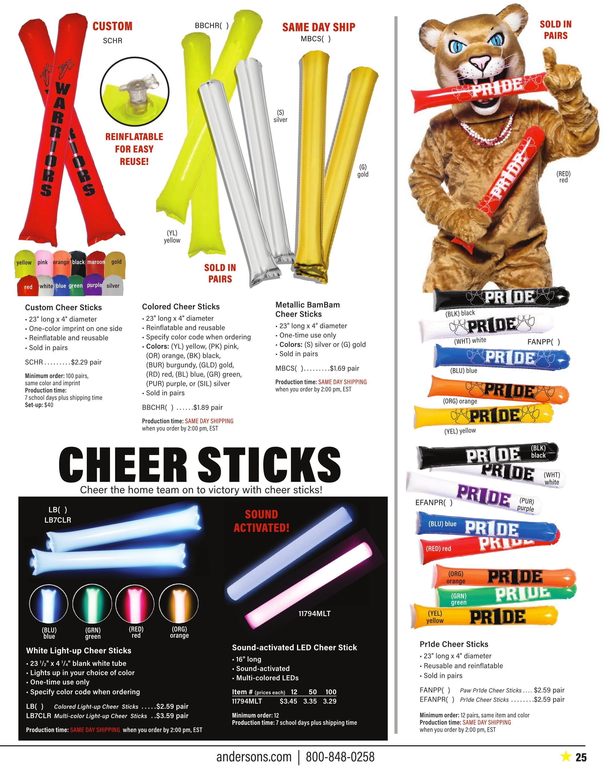 Anderson's School Events School Spirit 2026 Catalog Weekly Ad January 1 - December 31, 2026