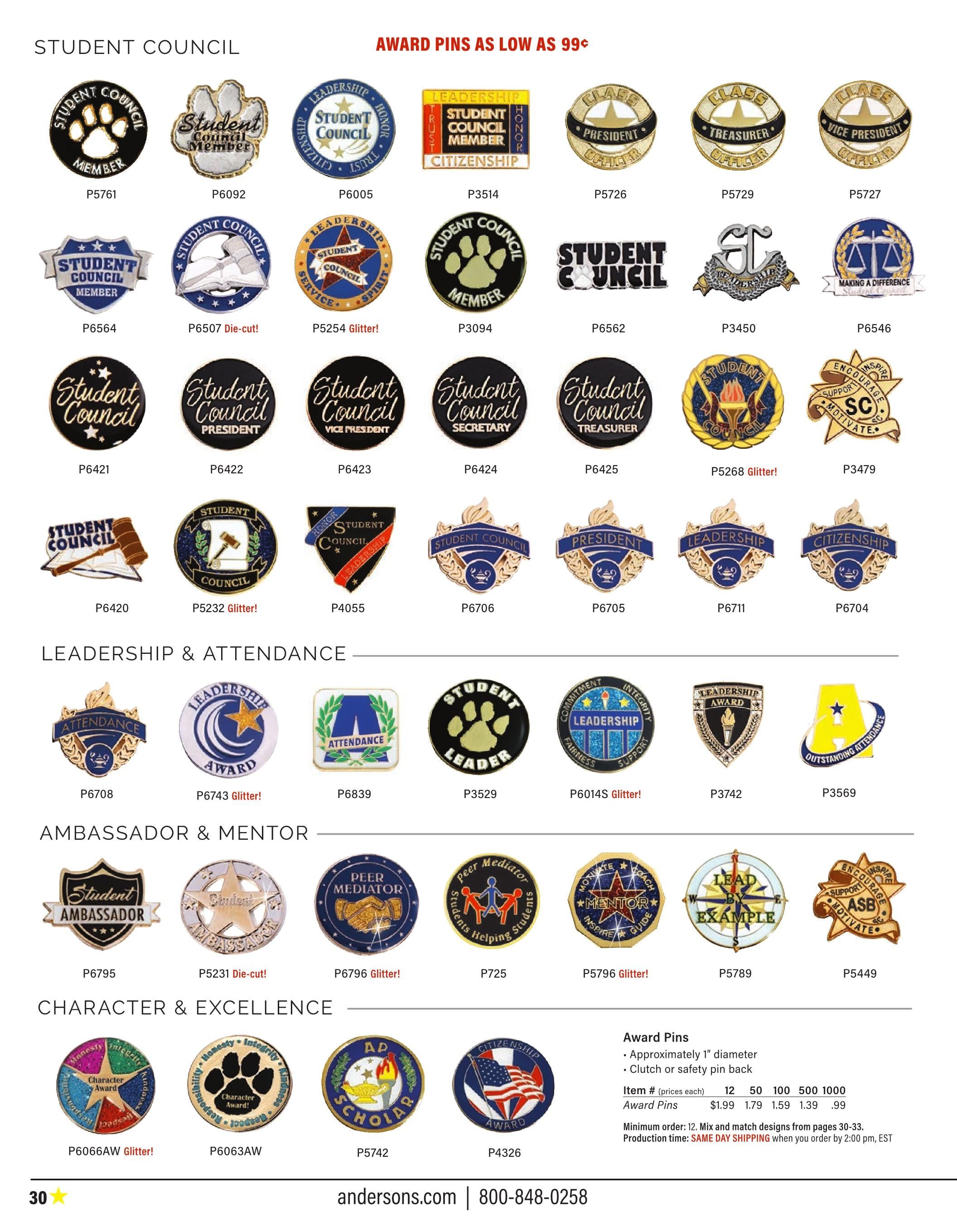 Anderson's School Events School Spirit 2026 Catalog Weekly Ad January 1 - December 31, 2026