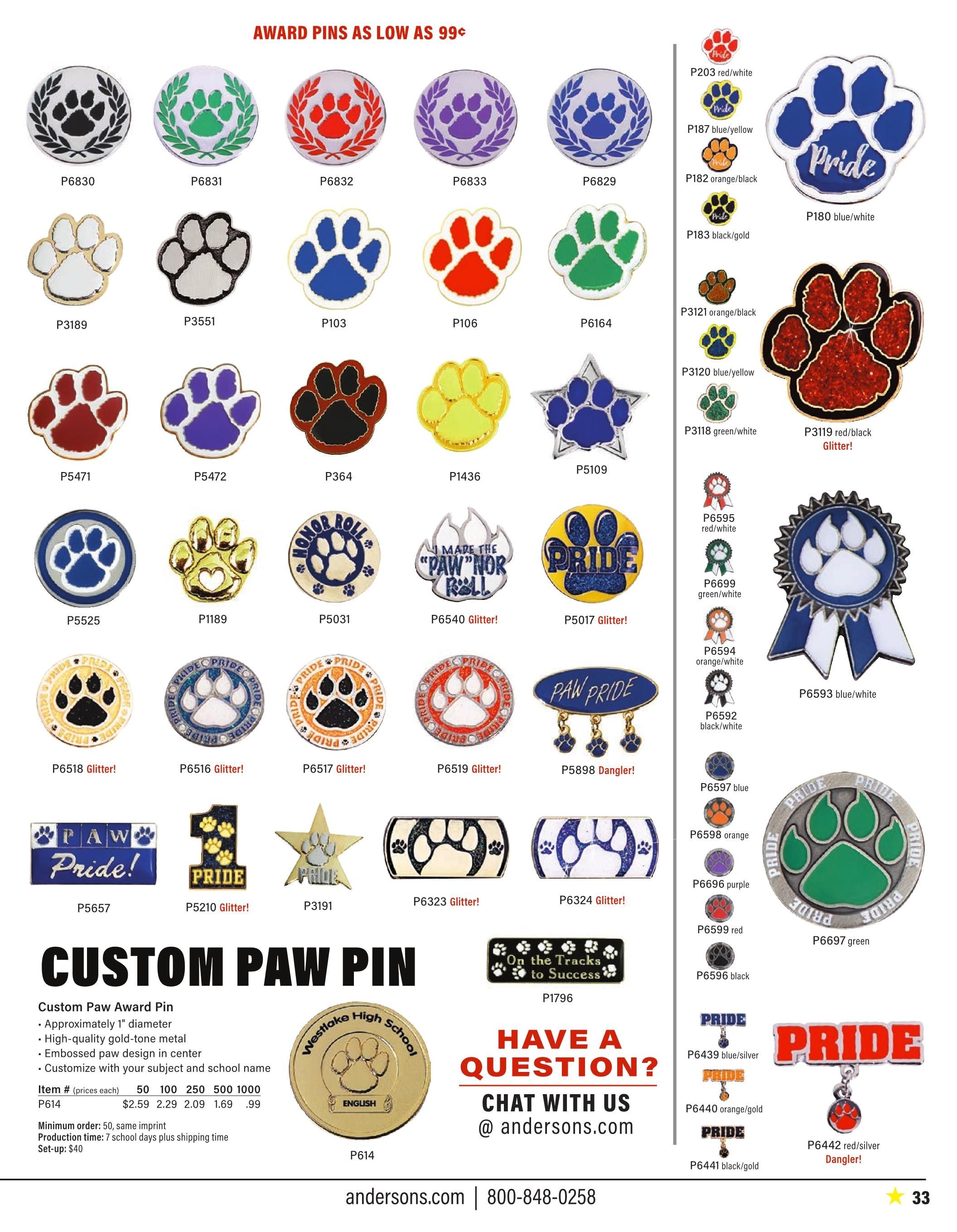 Anderson's School Events School Spirit 2026 Catalog Weekly Ad January 1 - December 31, 2026