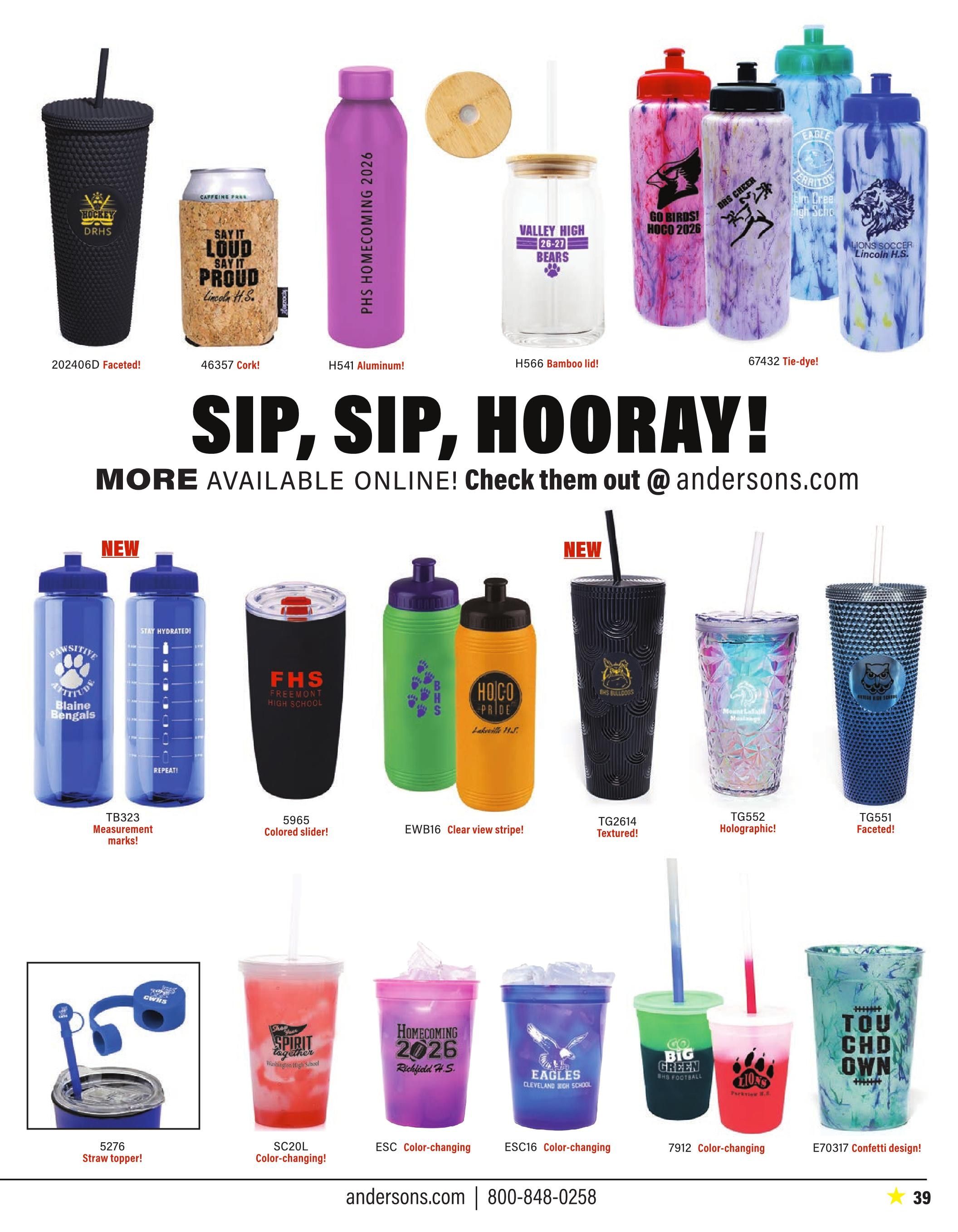Anderson's School Events School Spirit 2026 Catalog Weekly Ad January 1 - December 31, 2026