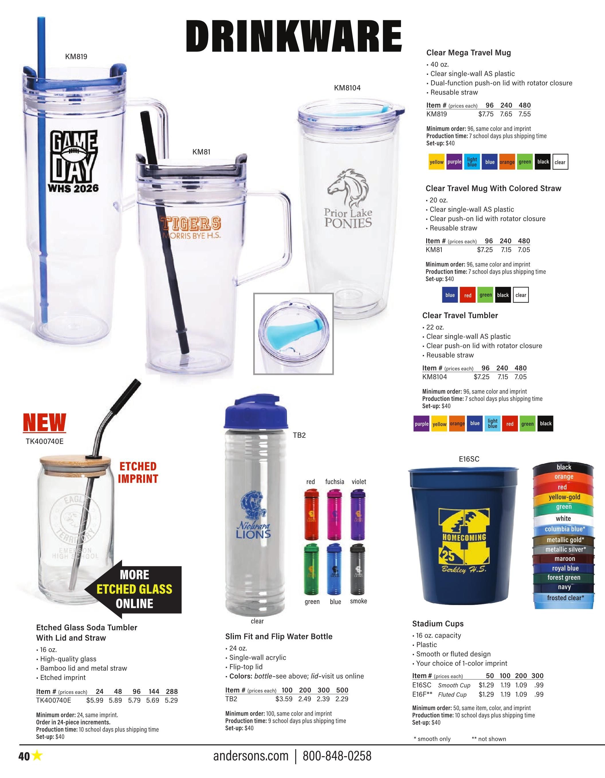 Anderson's School Events School Spirit 2026 Catalog Weekly Ad January 1 - December 31, 2026