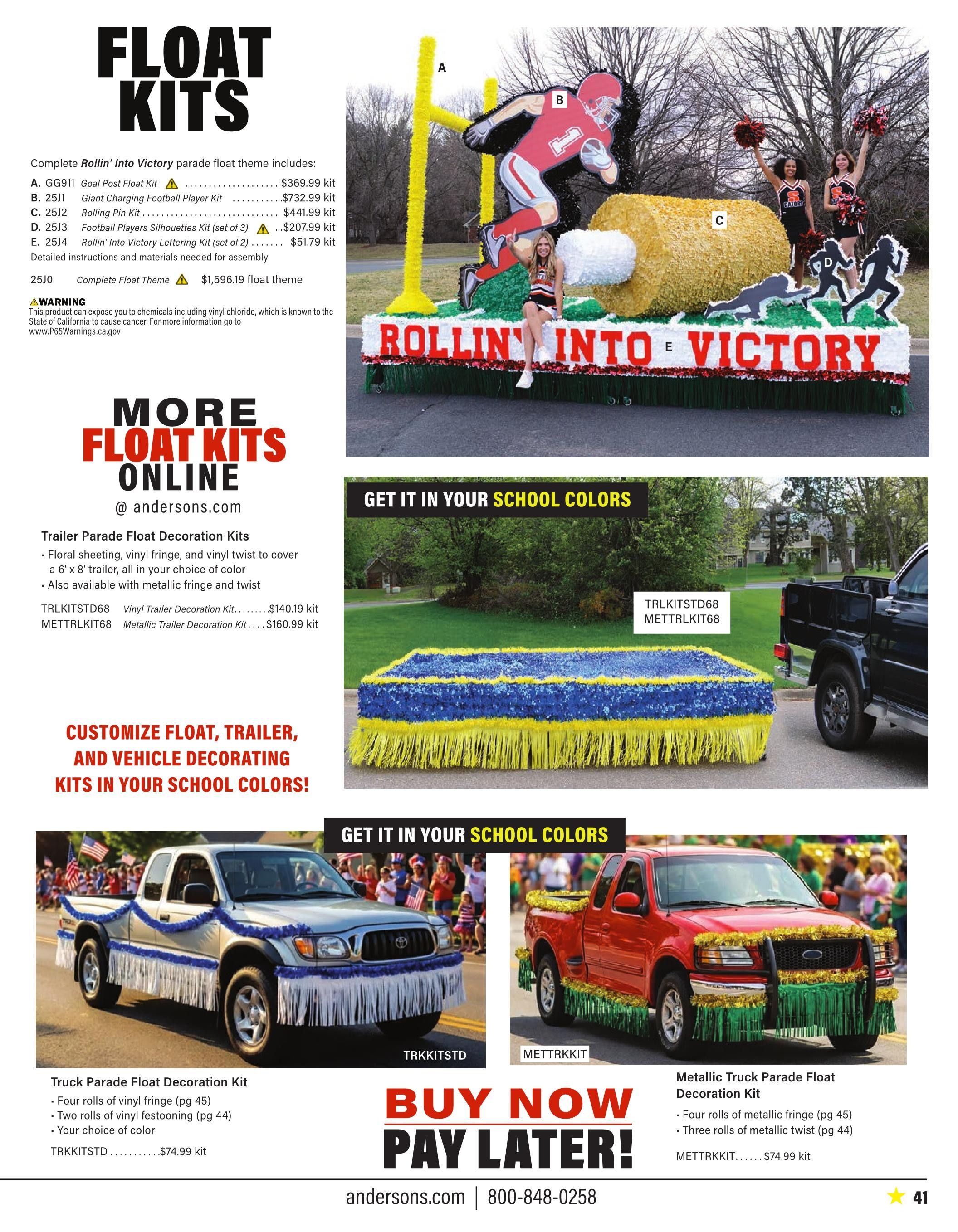 Anderson's School Events School Spirit 2026 Catalog Weekly Ad January 1 - December 31, 2026