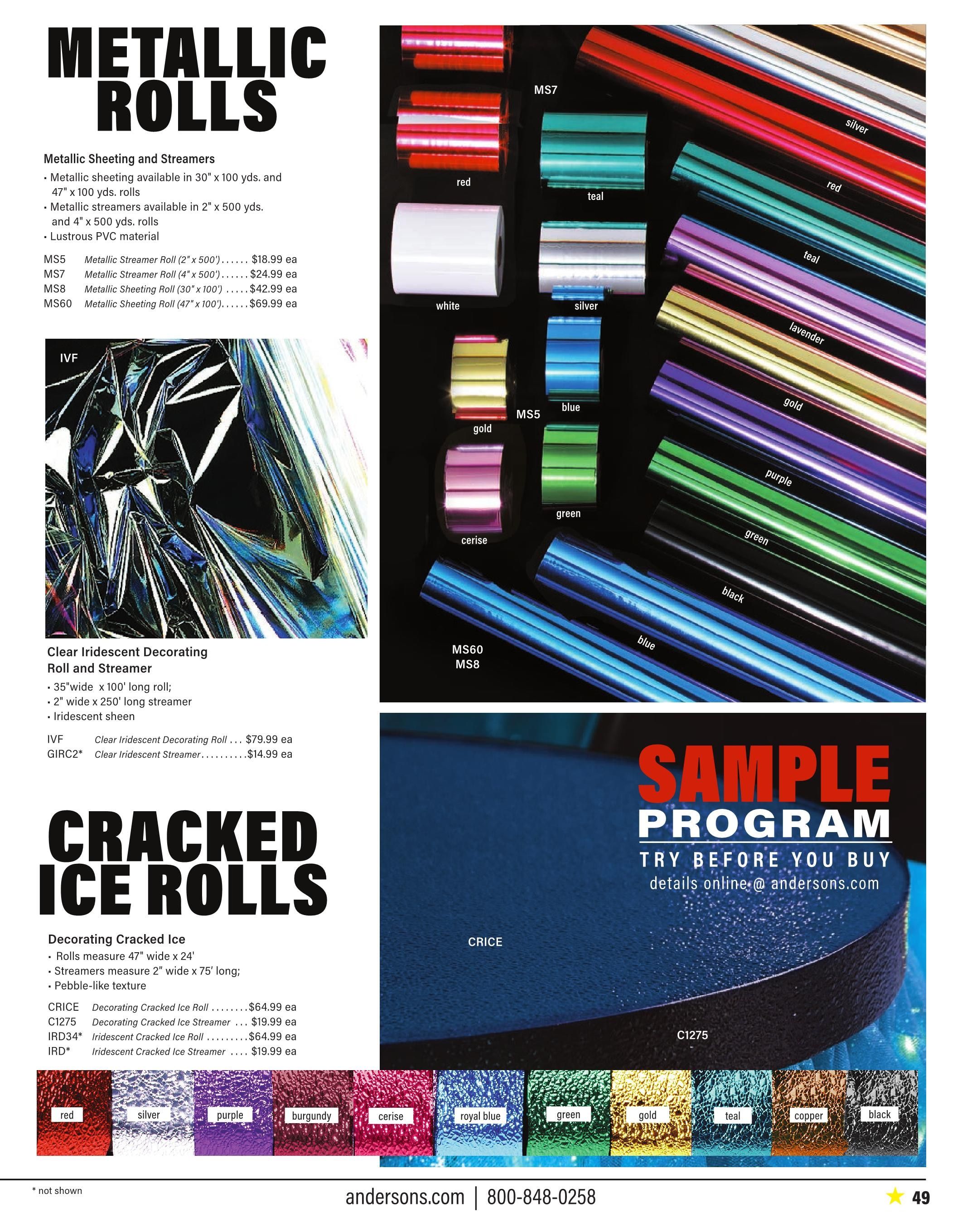 Anderson's School Events School Spirit 2026 Catalog Weekly Ad January 1 - December 31, 2026