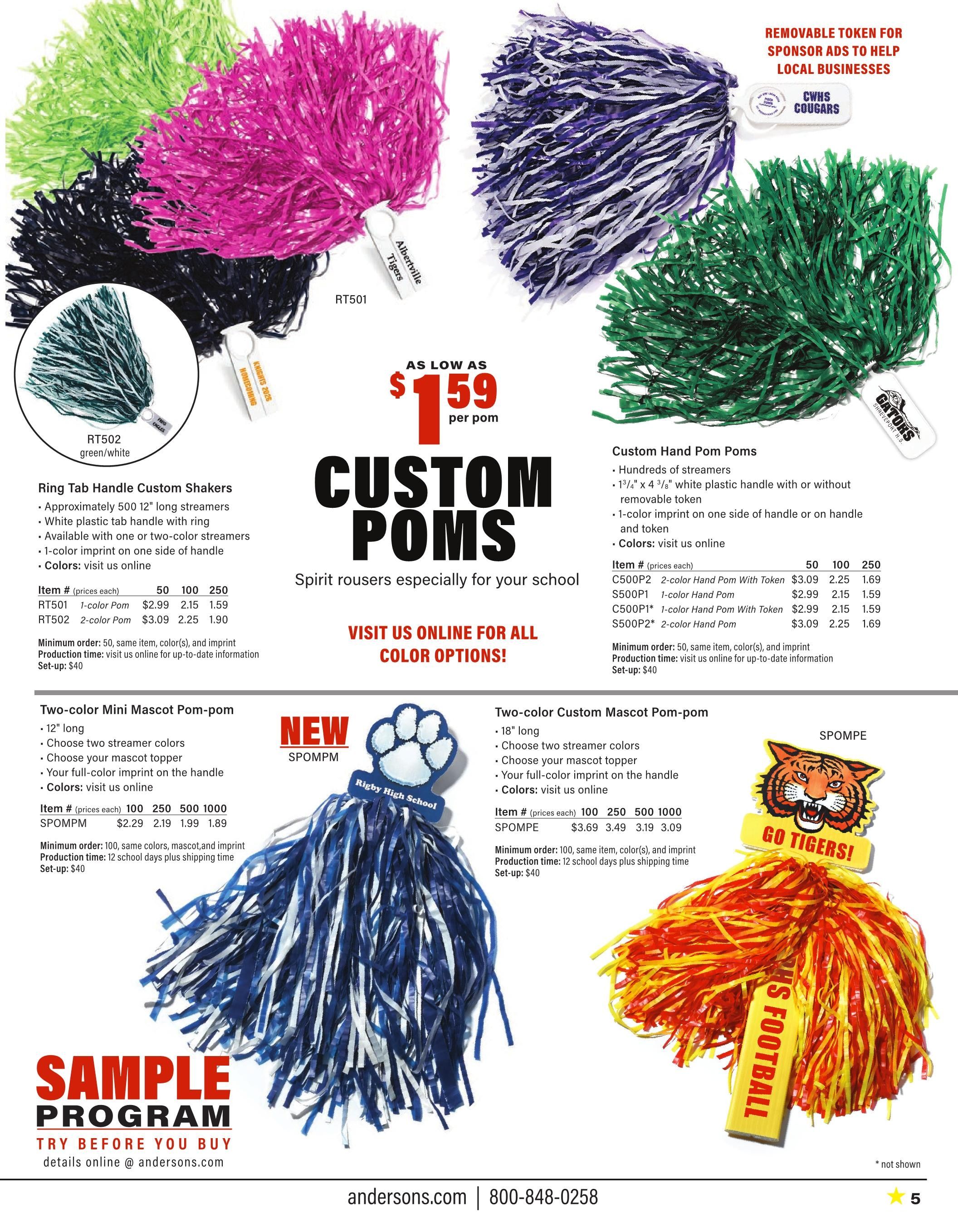 Anderson's School Events School Spirit 2026 Catalog Weekly Ad January 1 - December 31, 2026