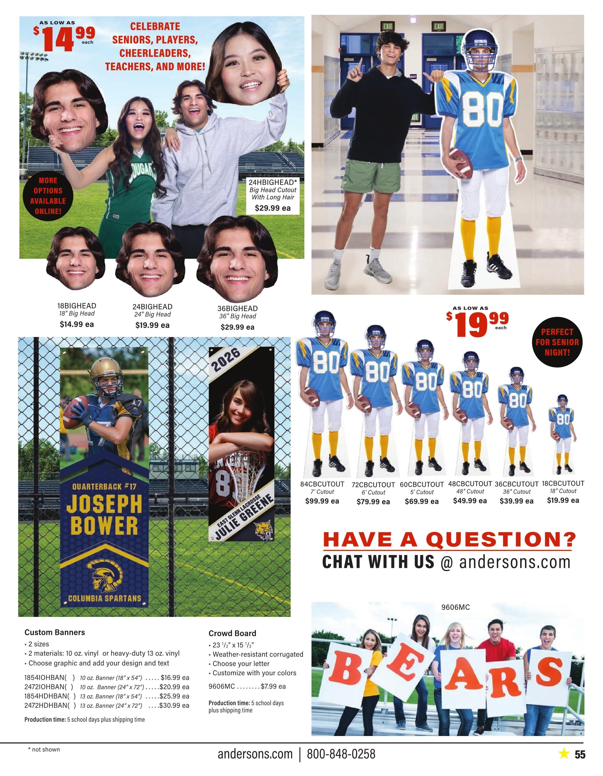 Anderson's School Events School Spirit 2026 Catalog Weekly Ad January 1 - December 31, 2026