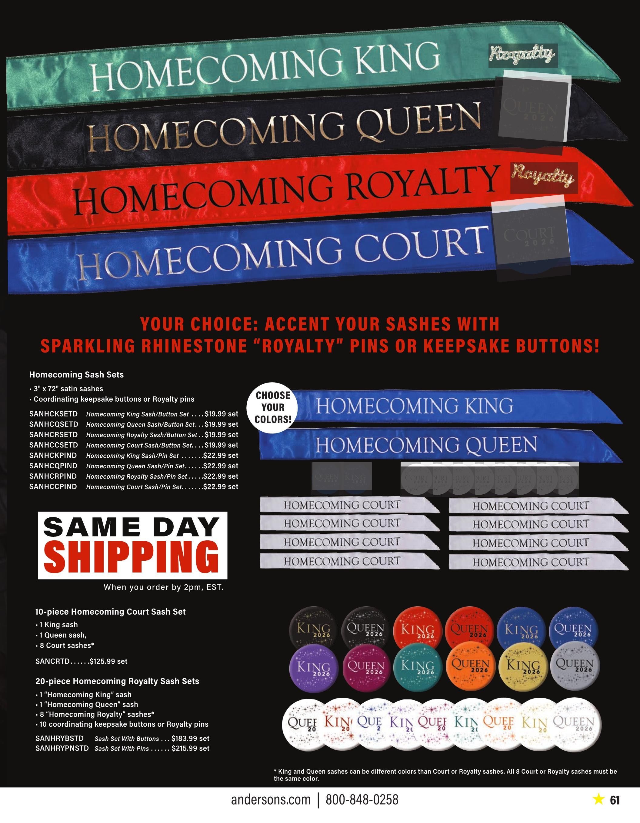Anderson's School Events School Spirit 2026 Catalog Weekly Ad January 1 - December 31, 2026