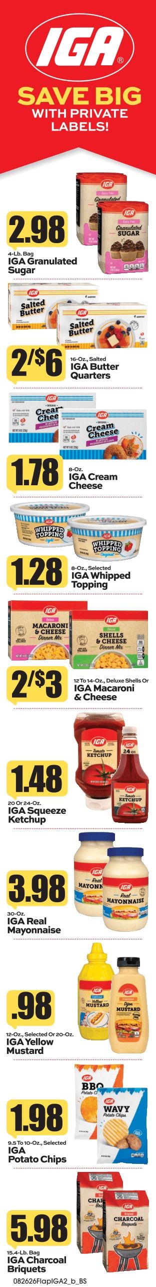 Ken's IGA Weekly Ad August 24 - 30, 2026