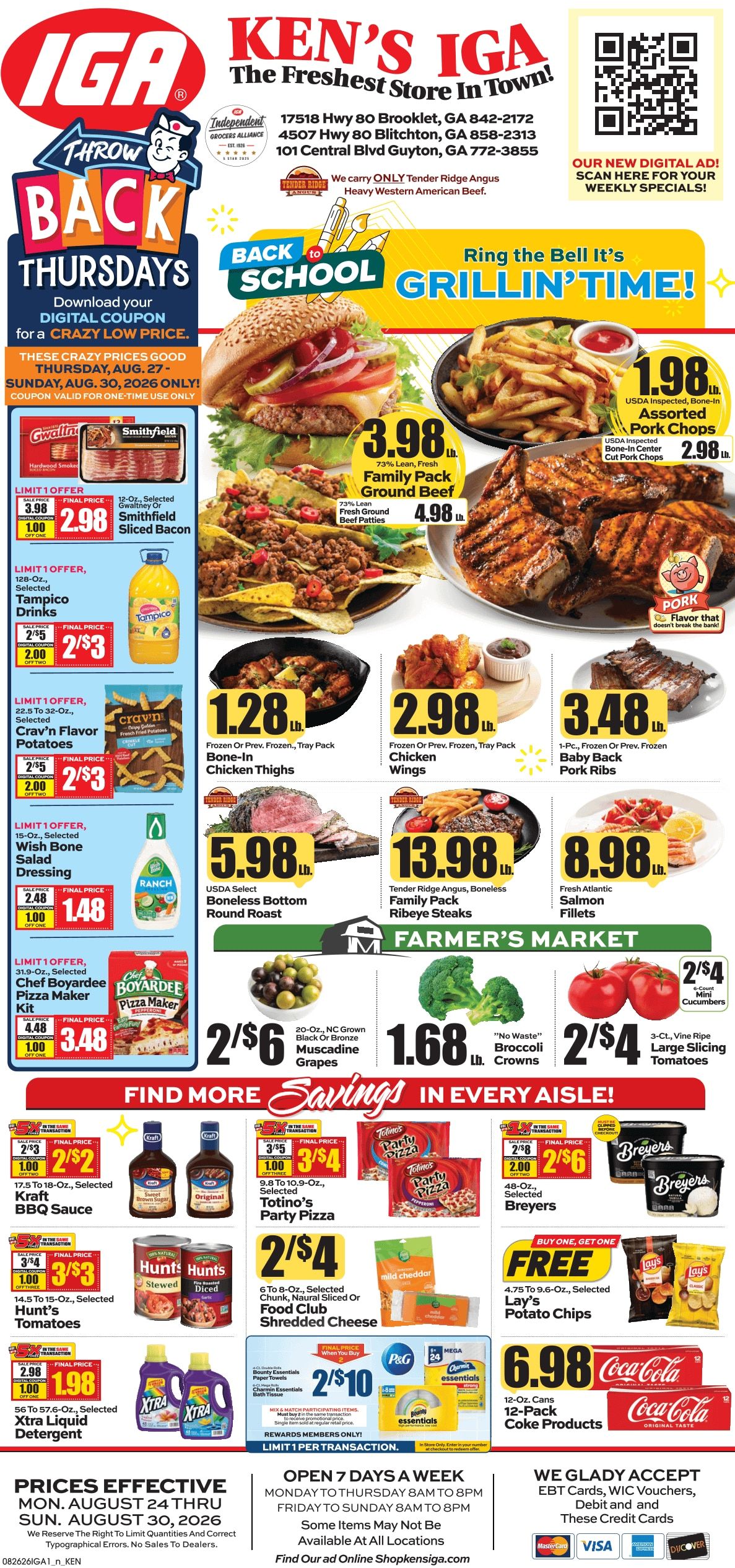 Ken's IGA Weekly Ad August 24 - 30, 2026