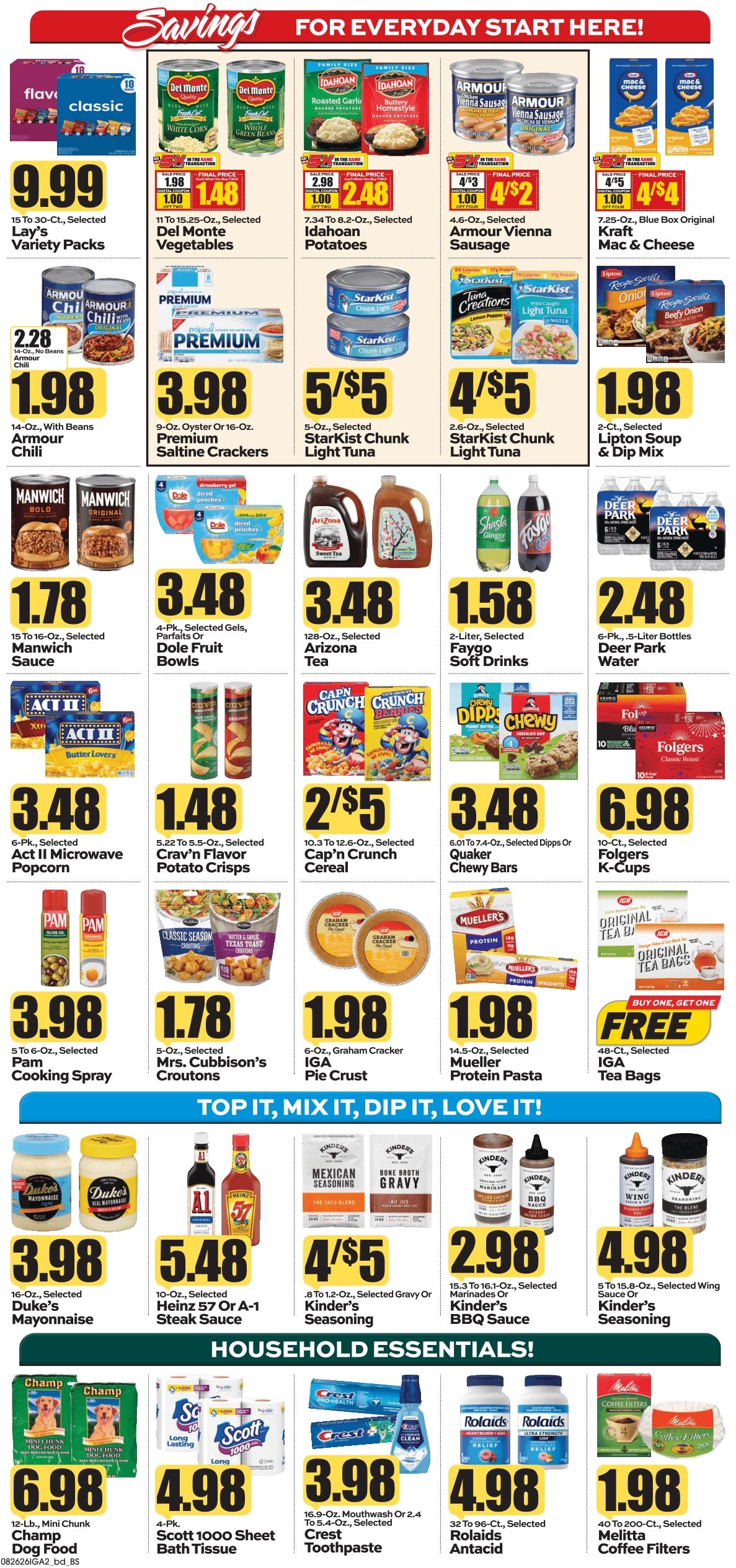 Ken's IGA Weekly Ad August 24 - 30, 2026