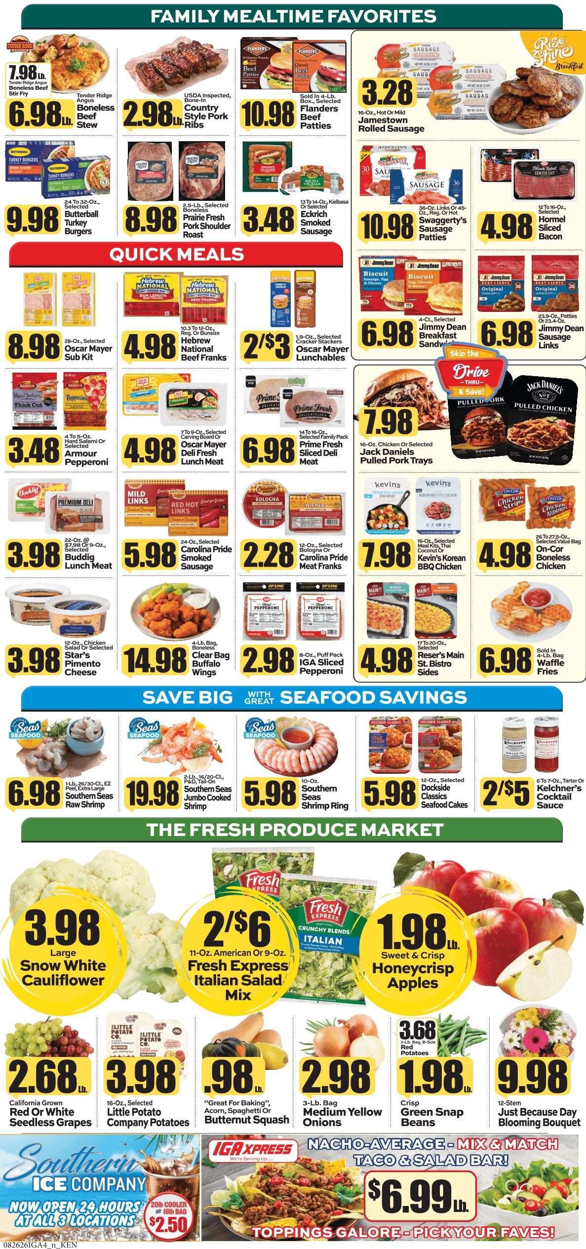 Ken's IGA Weekly Ad August 24 - 30, 2026