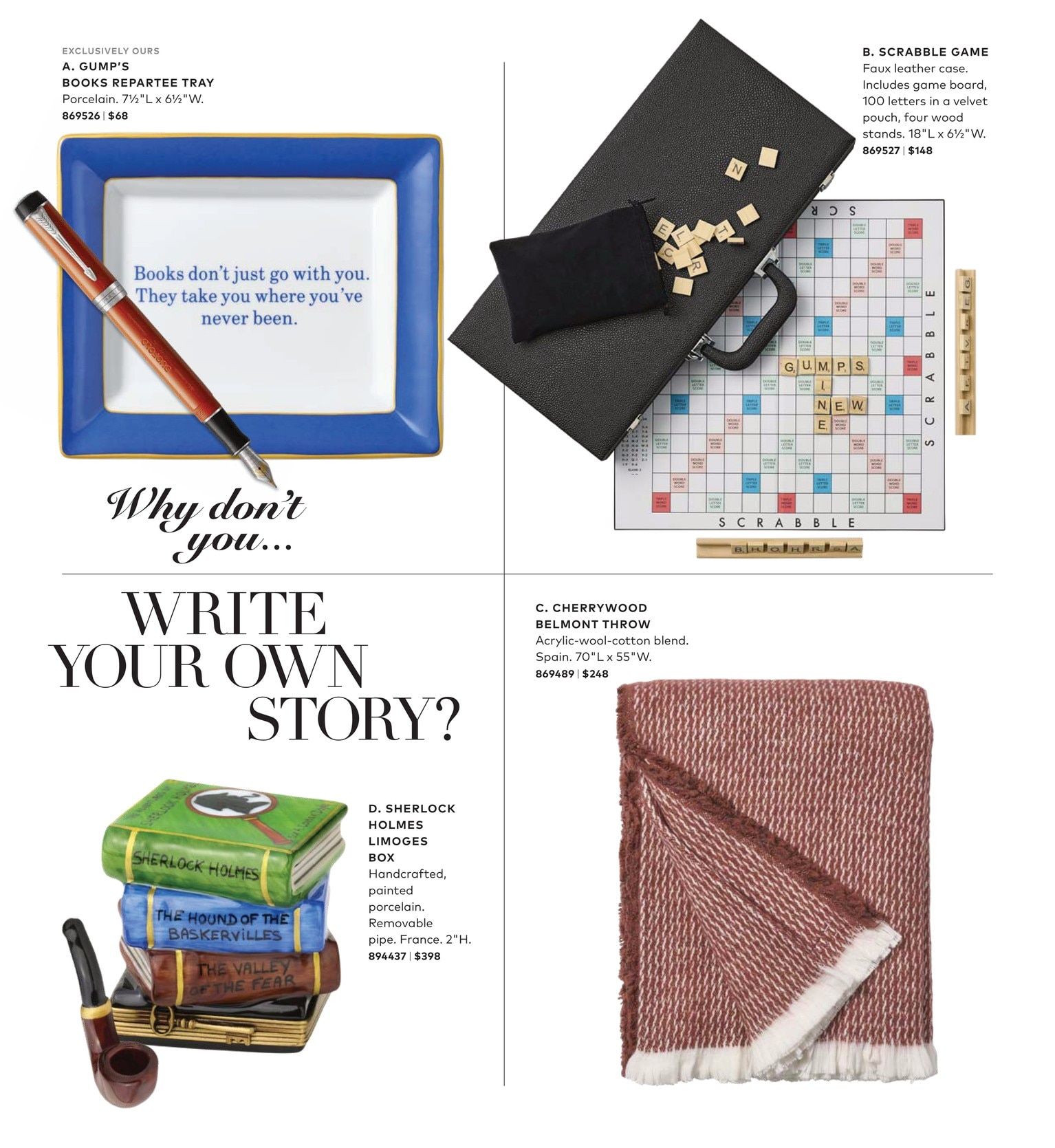 Gump's Fall Catalog Weekly Ad July 1 - November 30, 2026