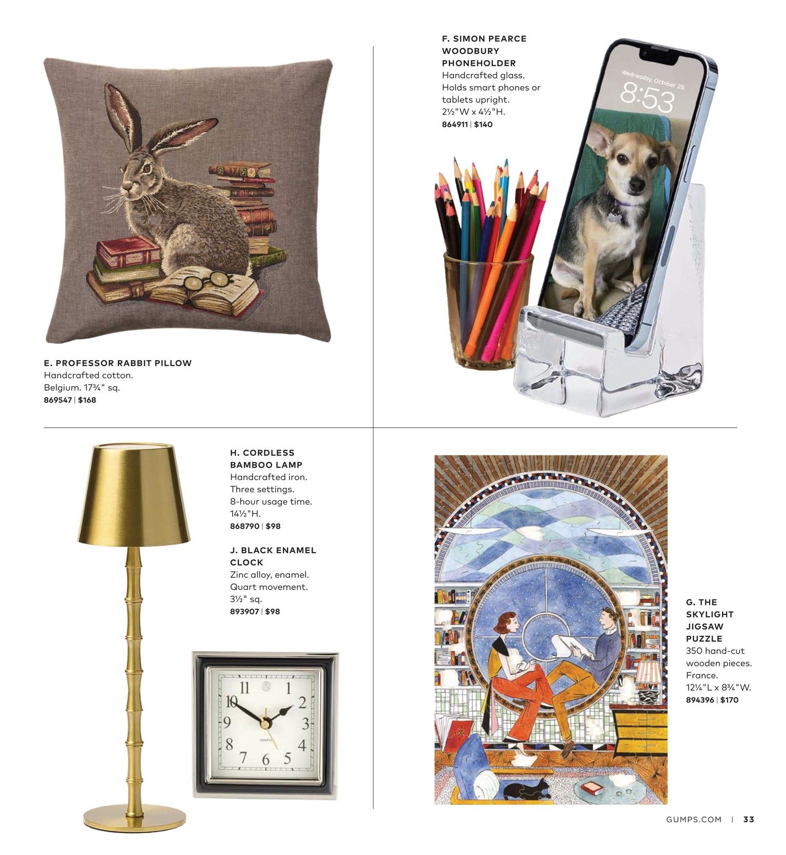 Gump's Fall Catalog Weekly Ad July 1 - November 30, 2026