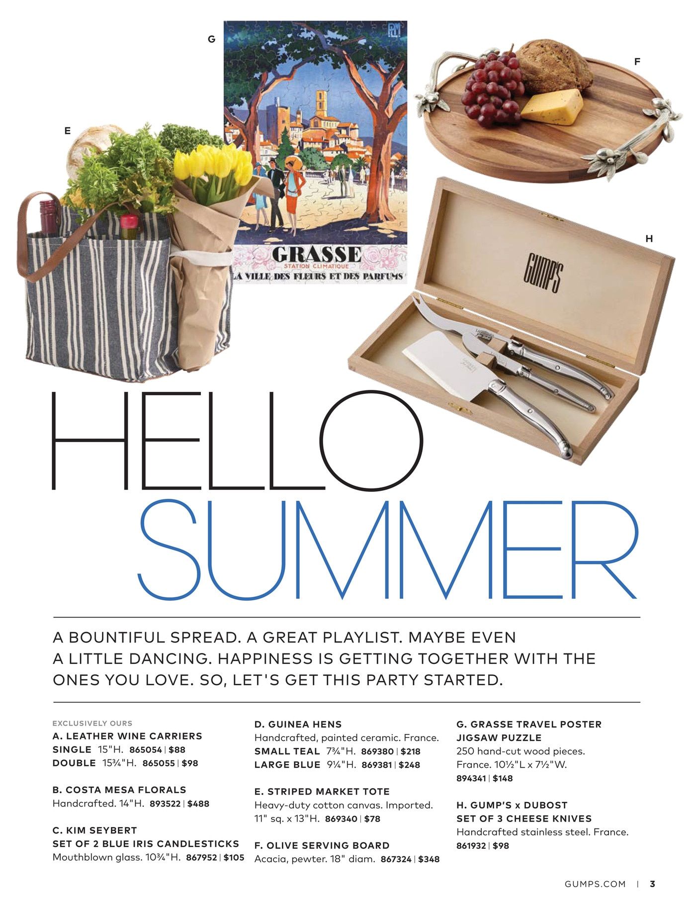 Gump's Summer Catalog Drop 2 Weekly Ad April 1 - August 31, 2026