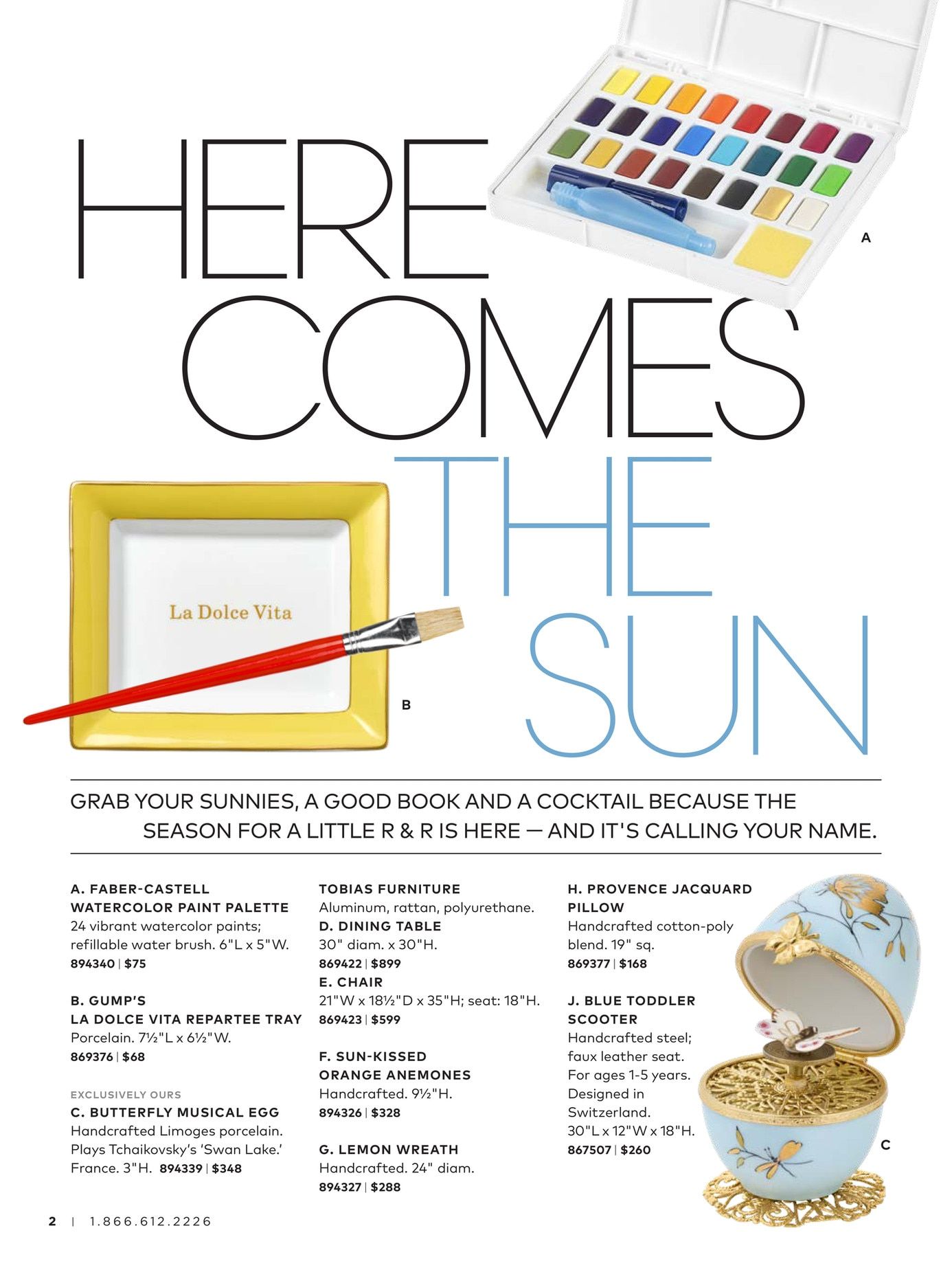 Gump's Summer Catalog Weekly Ad April 1 - August 31, 2026