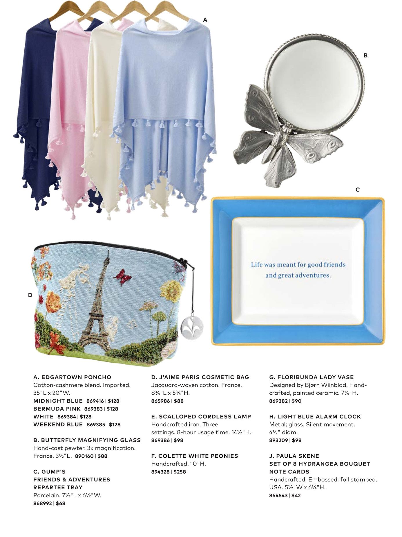 Gump's Summer Catalog Weekly Ad April 1 - August 31, 2026