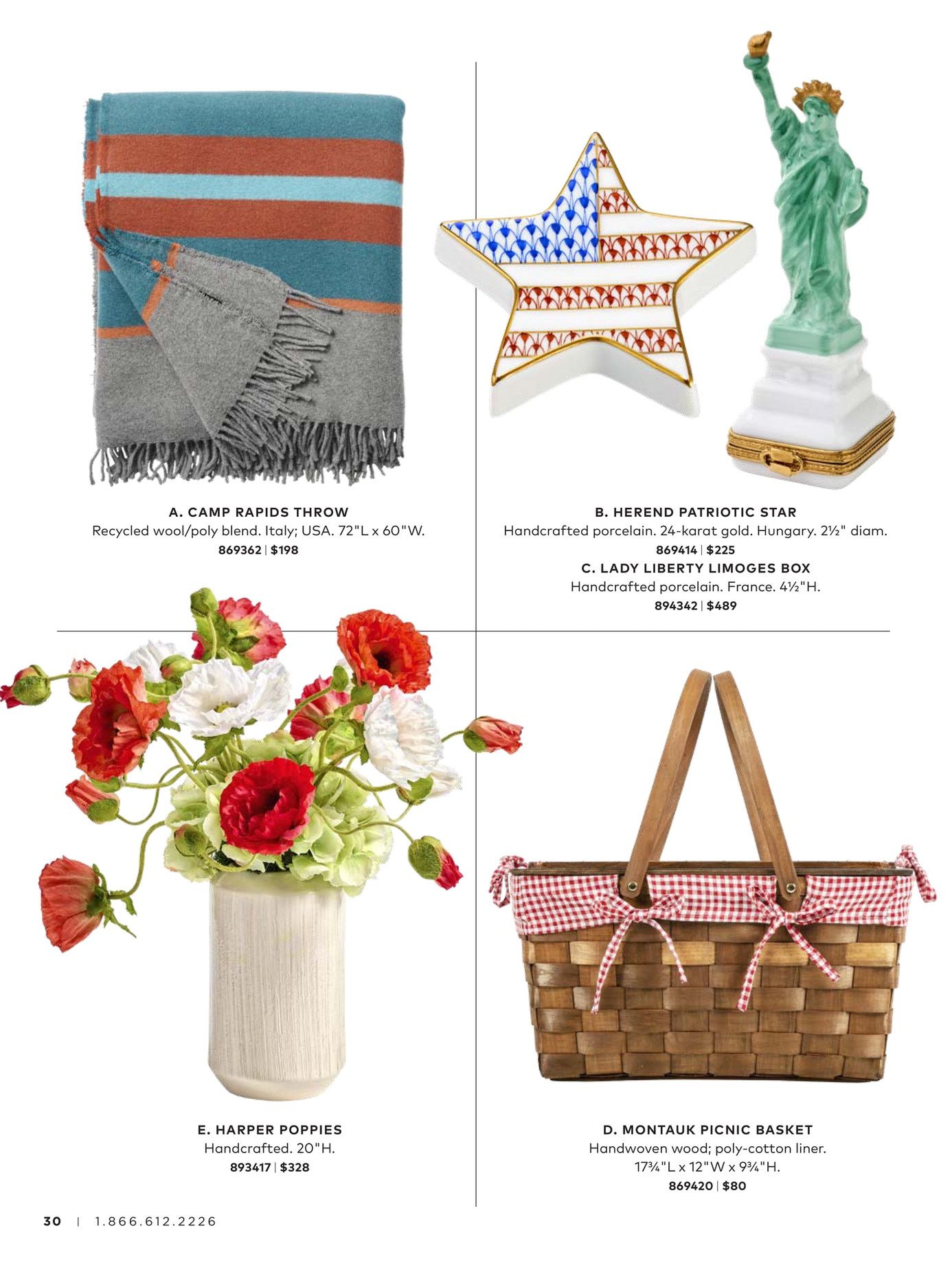 Gump's Summer Catalog Weekly Ad April 1 - August 31, 2026