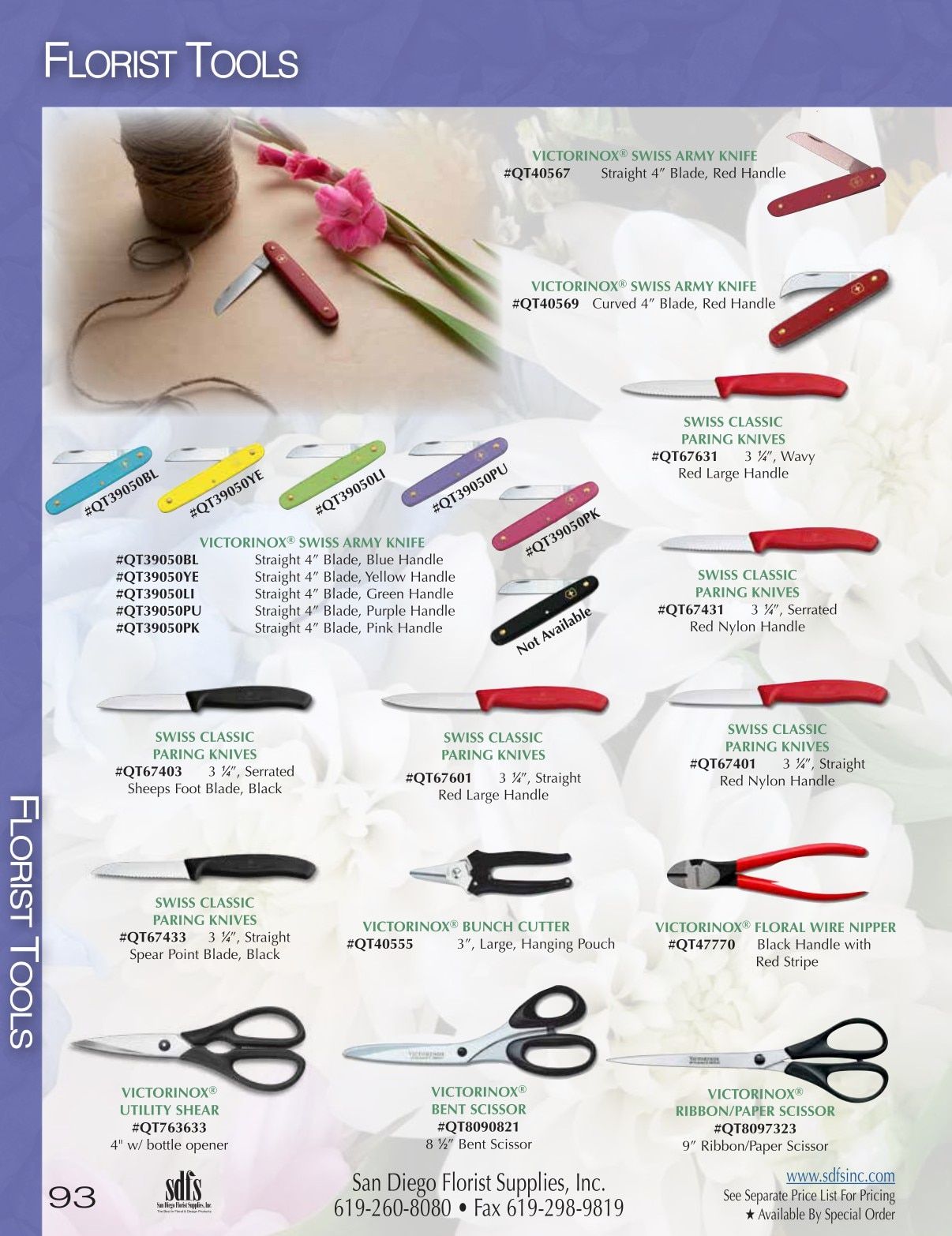 San Diego Florist Supply Catalog Weekly Ad January 1 - December 31, 2026