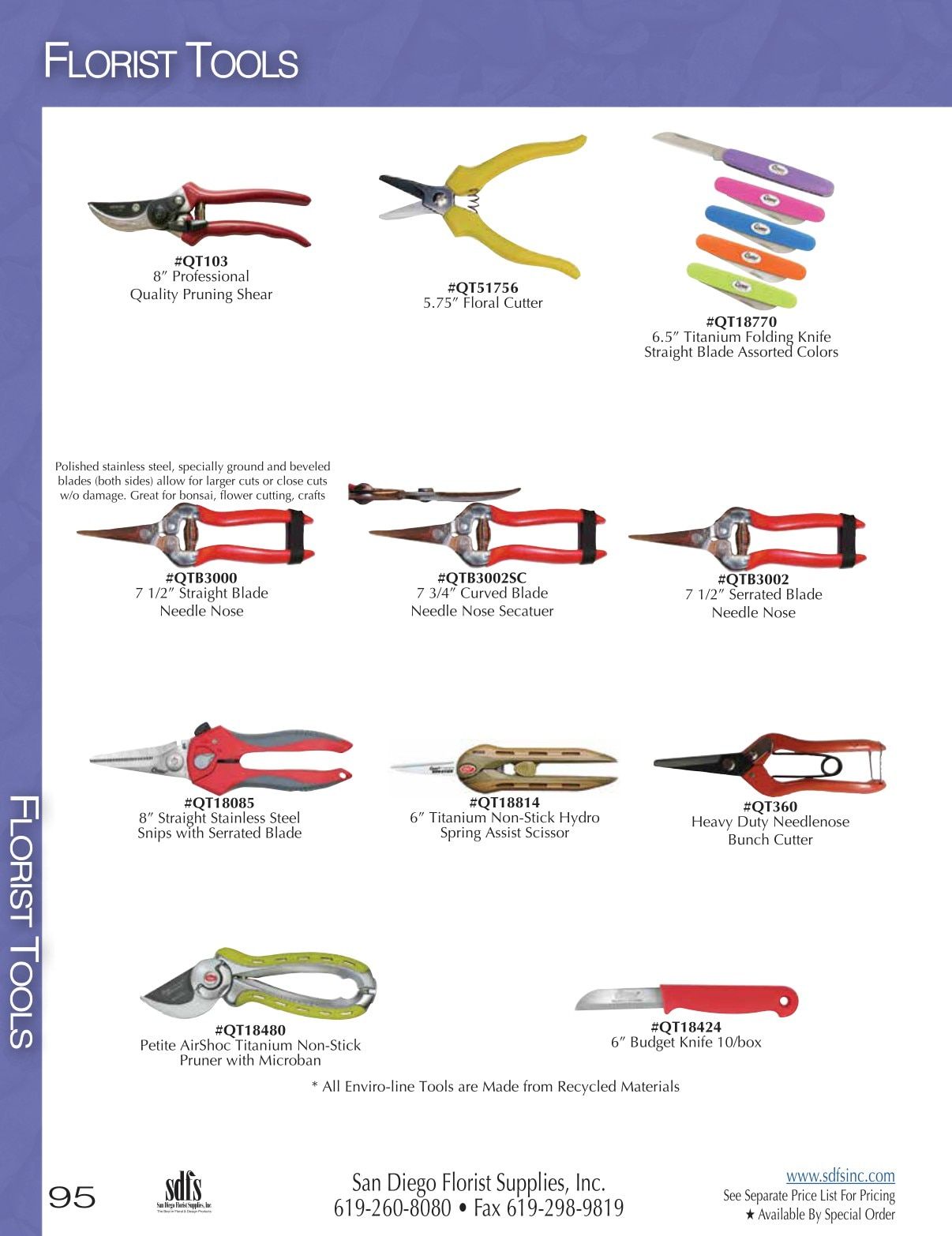 San Diego Florist Supply Catalog Weekly Ad January 1 - December 31, 2026