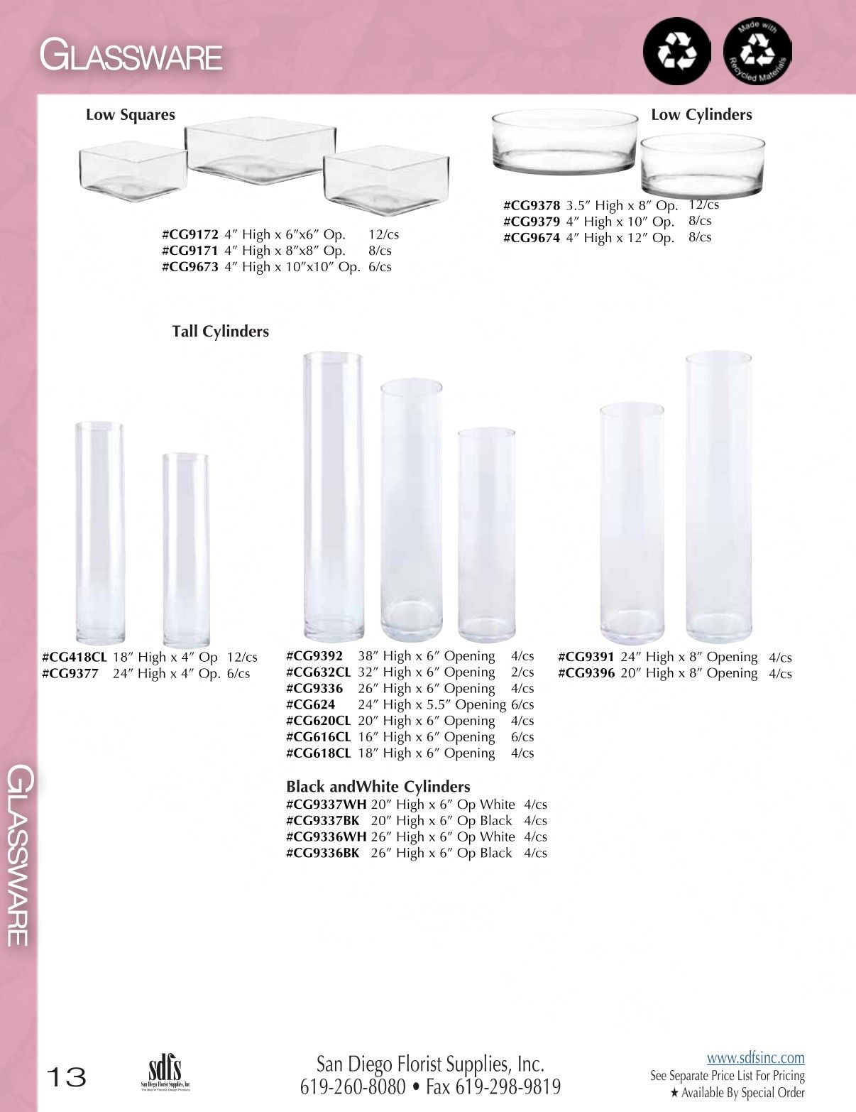 San Diego Florist Supply Catalog Weekly Ad January 1 - December 31, 2026