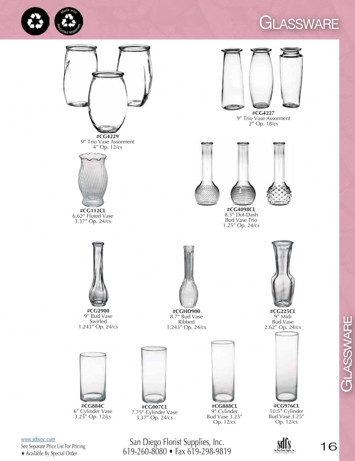 San Diego Florist Supply Catalog Weekly Ad January 1 - December 31, 2026