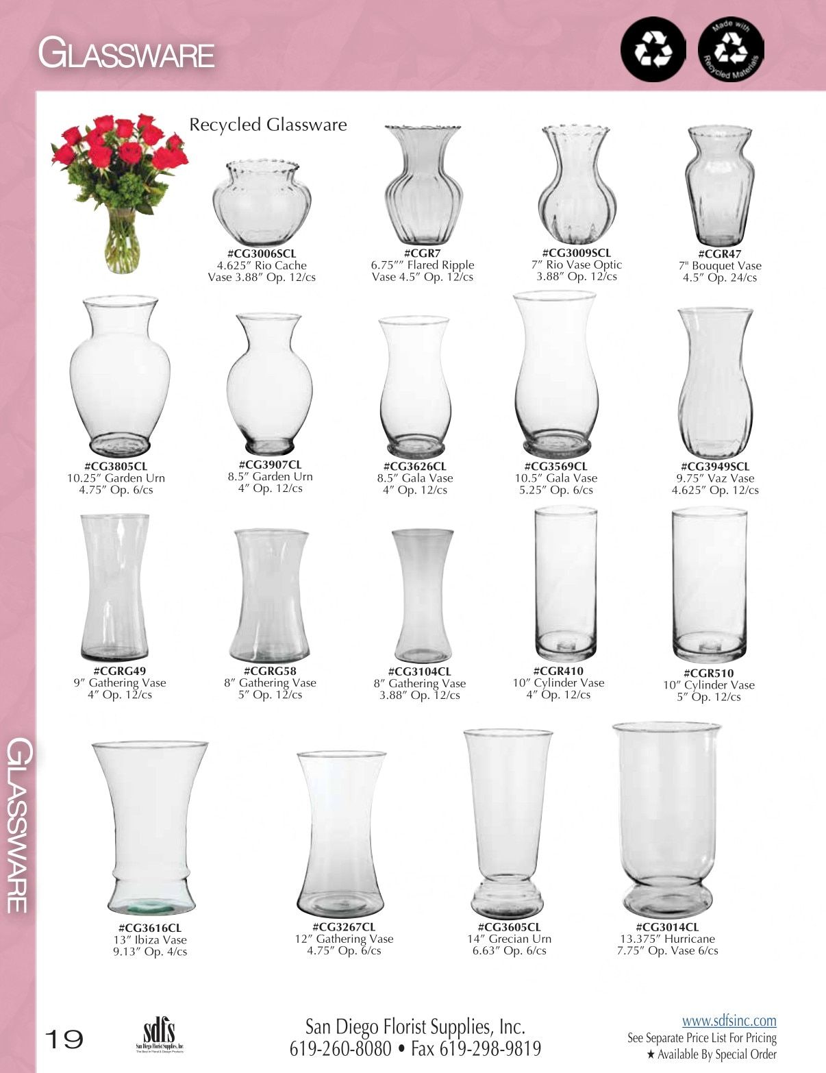 San Diego Florist Supply Catalog Weekly Ad January 1 - December 31, 2026