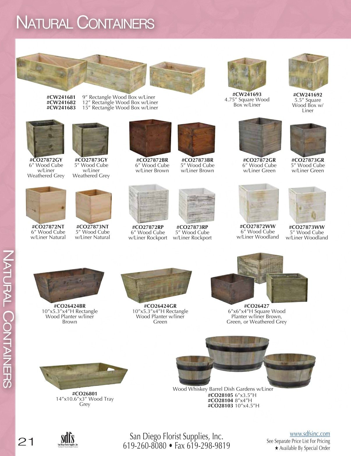 San Diego Florist Supply Catalog Weekly Ad January 1 - December 31, 2026