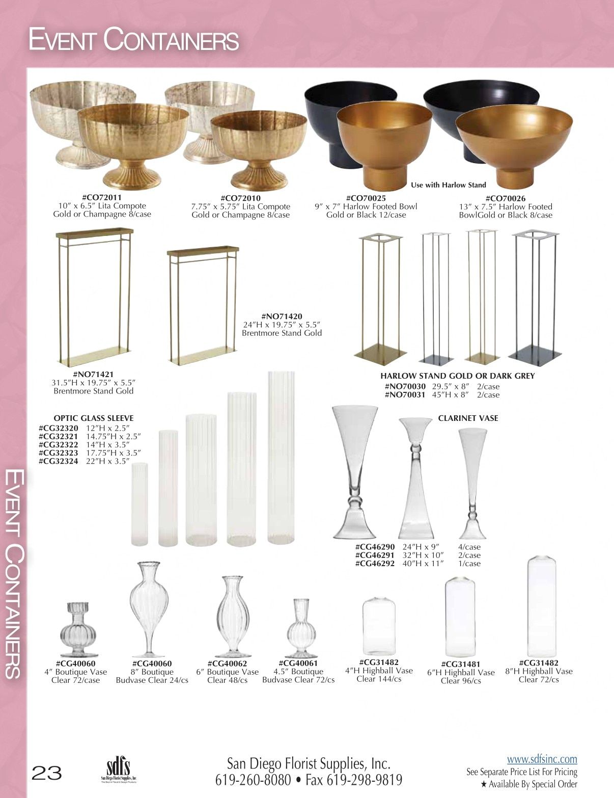 San Diego Florist Supply Catalog Weekly Ad January 1 - December 31, 2026