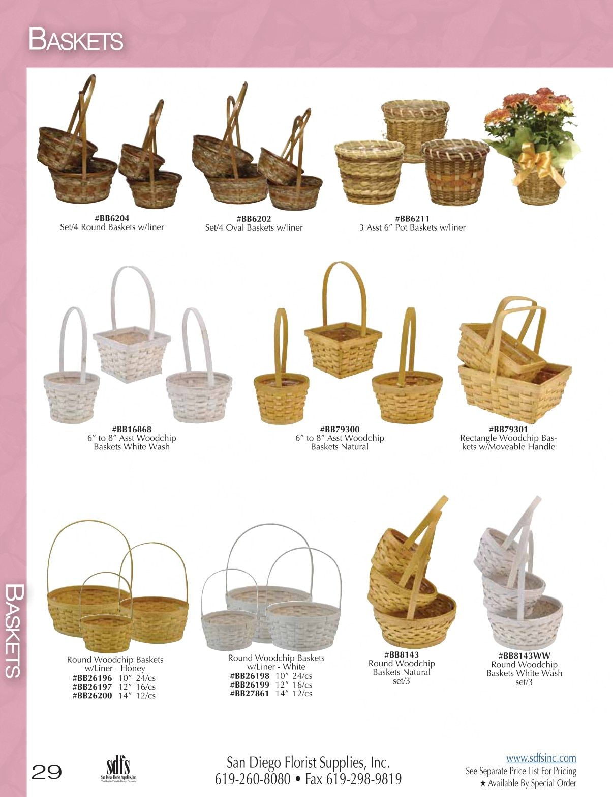 San Diego Florist Supply Catalog Weekly Ad January 1 - December 31, 2026