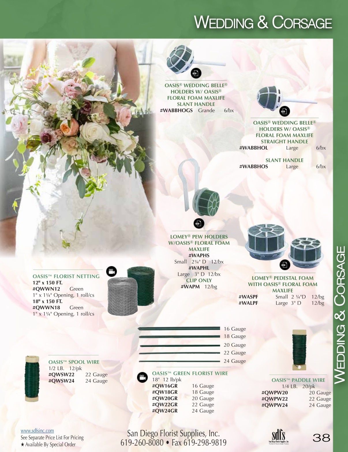San Diego Florist Supply Catalog Weekly Ad January 1 - December 31, 2026