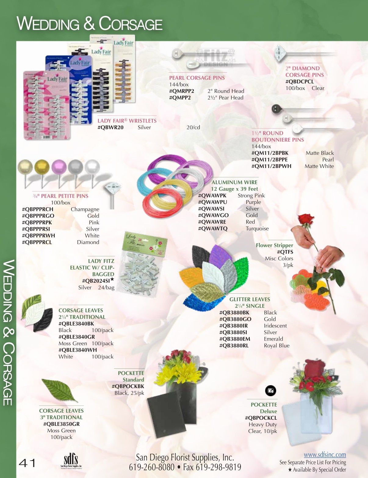 San Diego Florist Supply Catalog Weekly Ad January 1 - December 31, 2026